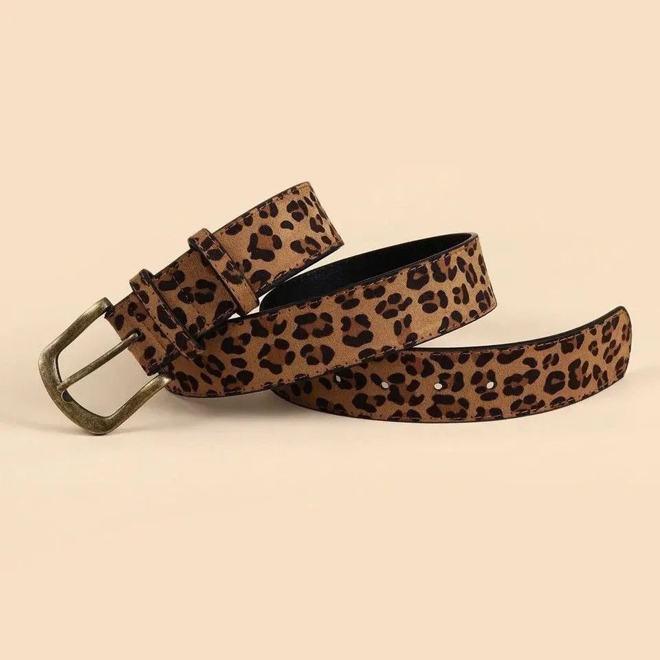 Japanese Brand Leopard Printed Belt Size ONE SIZE - 1 Thumbnail