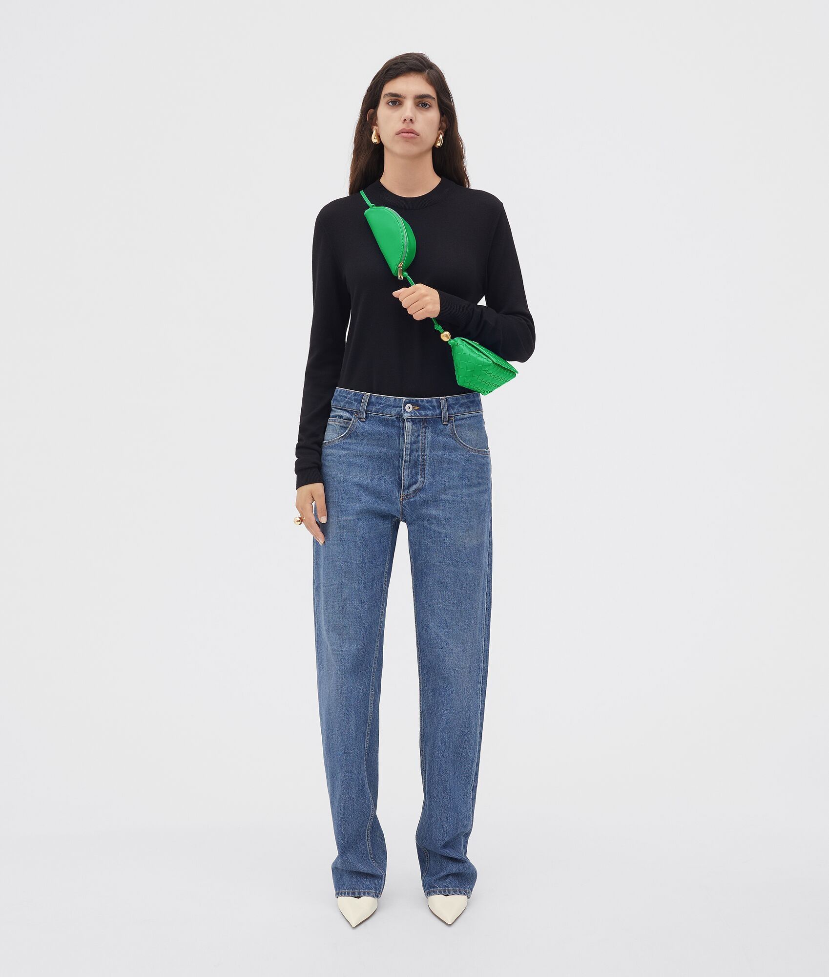 Bottega Veneta o1loc1c0824 Size: OS / Pouch On Strap in Green Size ONE SIZE - 5 Thumbnail