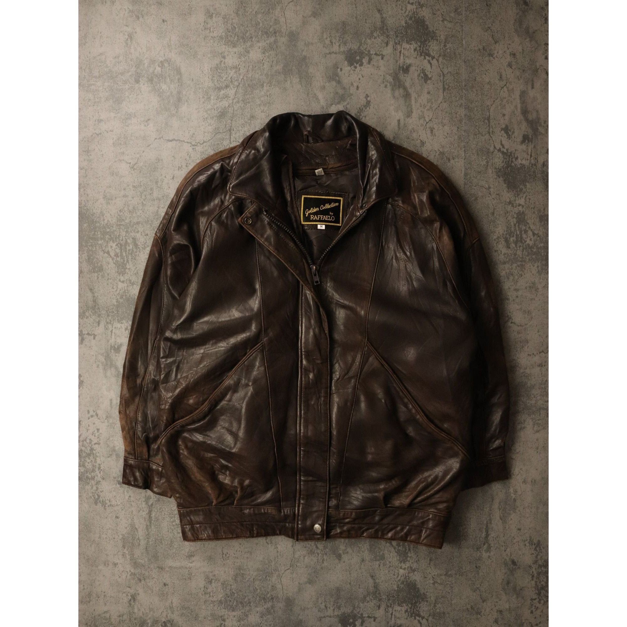 Vintage Vintage Raffaelo Jacket Brown Leather Coat Size US M / EU 48-50 / 2 - 1 Thumbnail