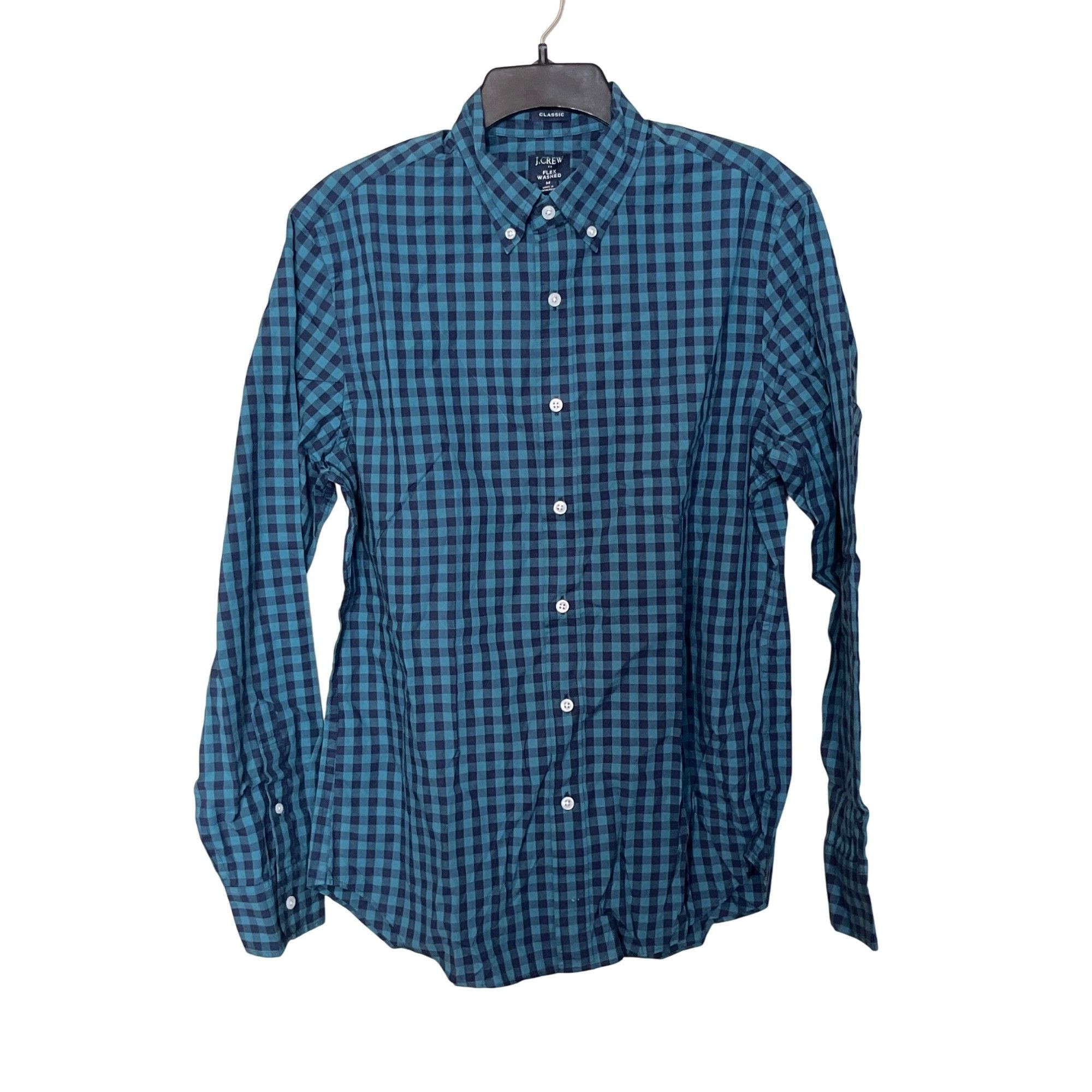 J.Crew J. Crew Classic Flex Casual Shirt in Navy Medium New Mens Bu Size US M / EU 48-50 / 2 - 5 Thumbnail