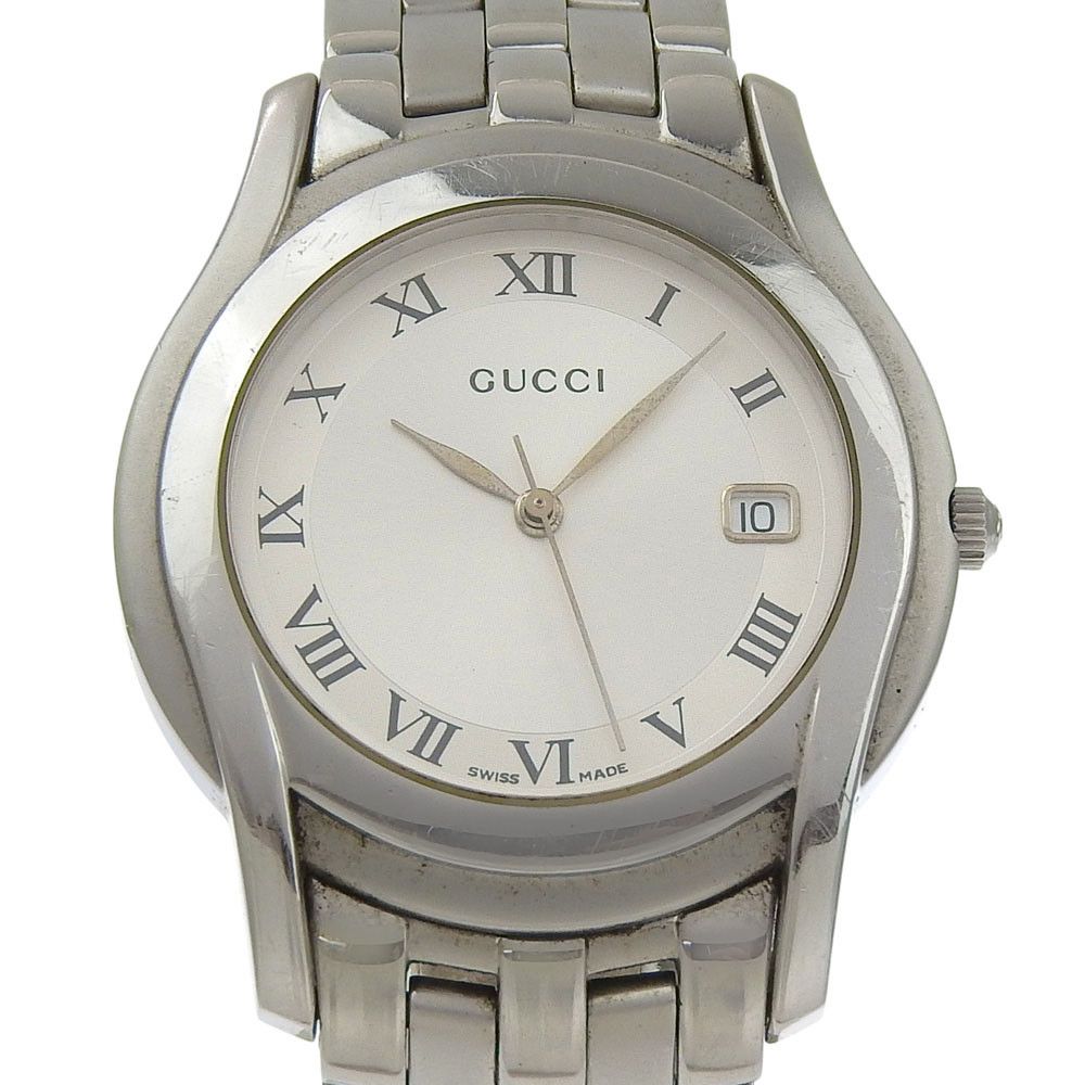 Gucci Gucci Gucci Stainless Steel Quartz Metal Quartz 5500M DUTY FREE for USA Size ONE SIZE - 1 Thumbnail