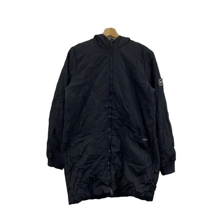 Vintage Vtg ROXY SKATEBOARD SURFING Coach Jacket Long Coat Size L / US 10 / IT 46 - 1 Thumbnail