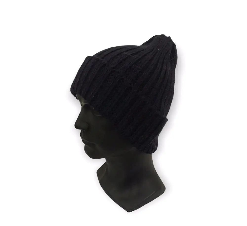 Vintage British Wool Plain Beanie Hat Size ONE SIZE - 2 Thumbnail