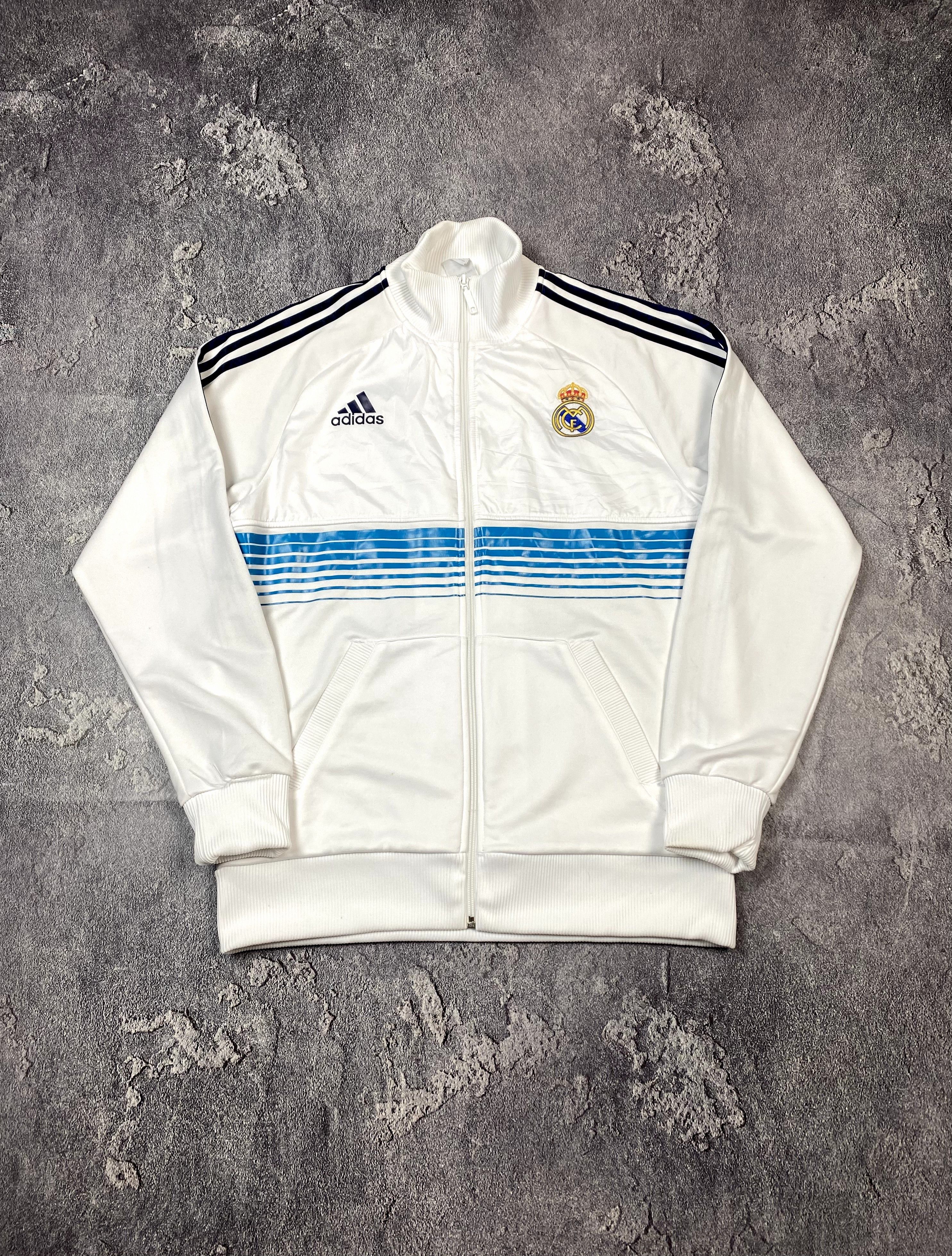 Vintage Adidas Real Madrid Track Jacket Streetwear Size L