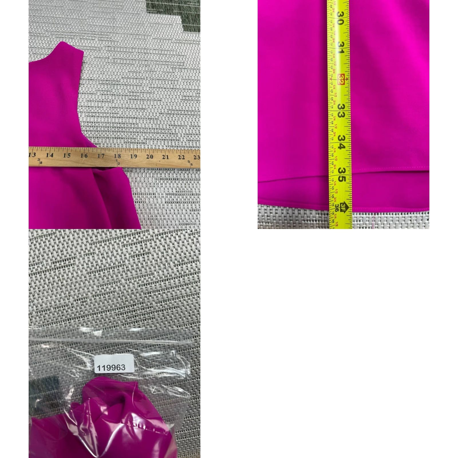 Ralph Lauren Lauren Ralph Lauren Dress Womens 12 Purple Back Zip Round Neck A-Line Classic Size XL / US 12-14 / IT 48-50 - 9 Thumbnail