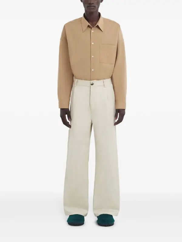 Marni o1f1d3z0326 Pants in Ivory Size US 32 / EU 48 - 3 Thumbnail