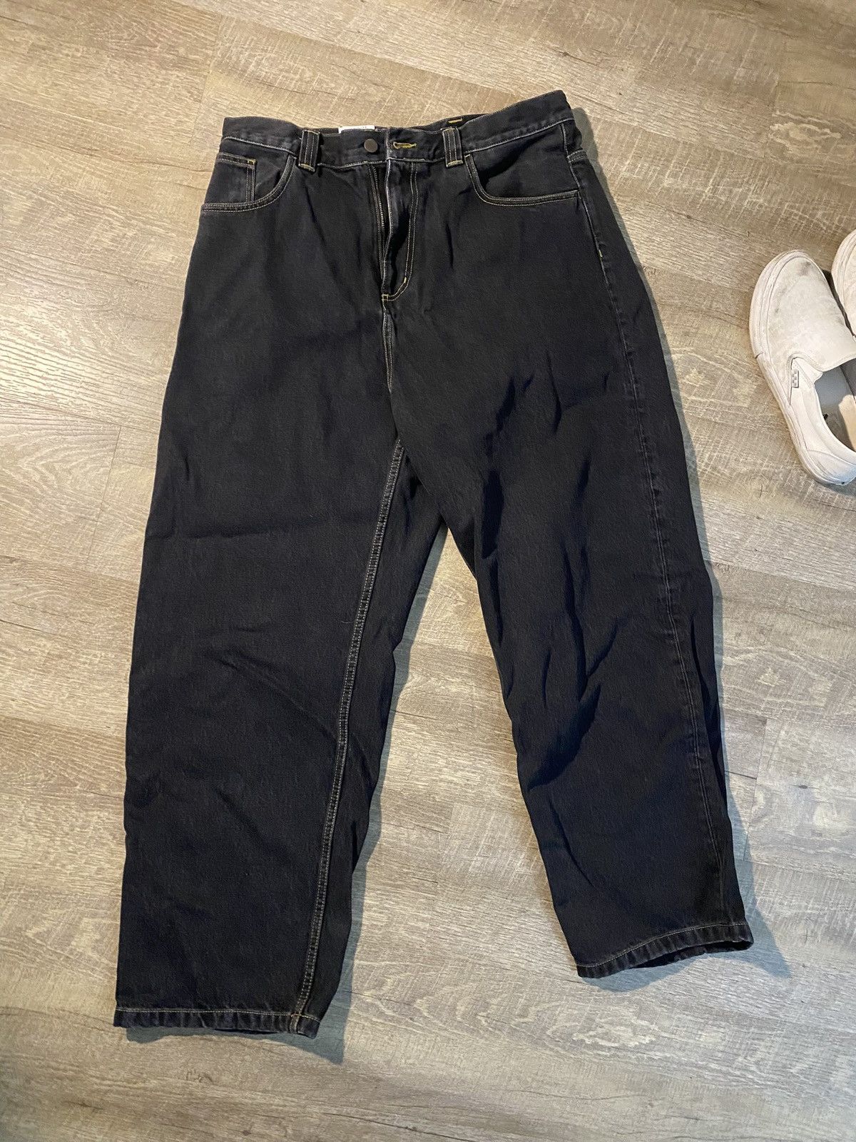 image of Carhartt Wip Brandon Pant in Black, Men's (Size 33)