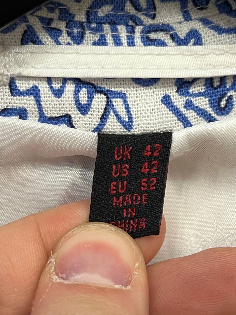 Japanese Brand Y2K Overprinted Coloured Devils Advocate Blazer Size 42R - 9 Thumbnail