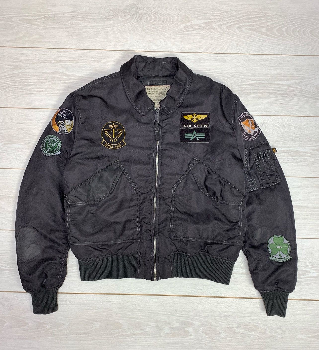 Alpha Industries Vintage Alpha Industries bomber jacket Size US XL / EU 56 / 4 - 1 Thumbnail