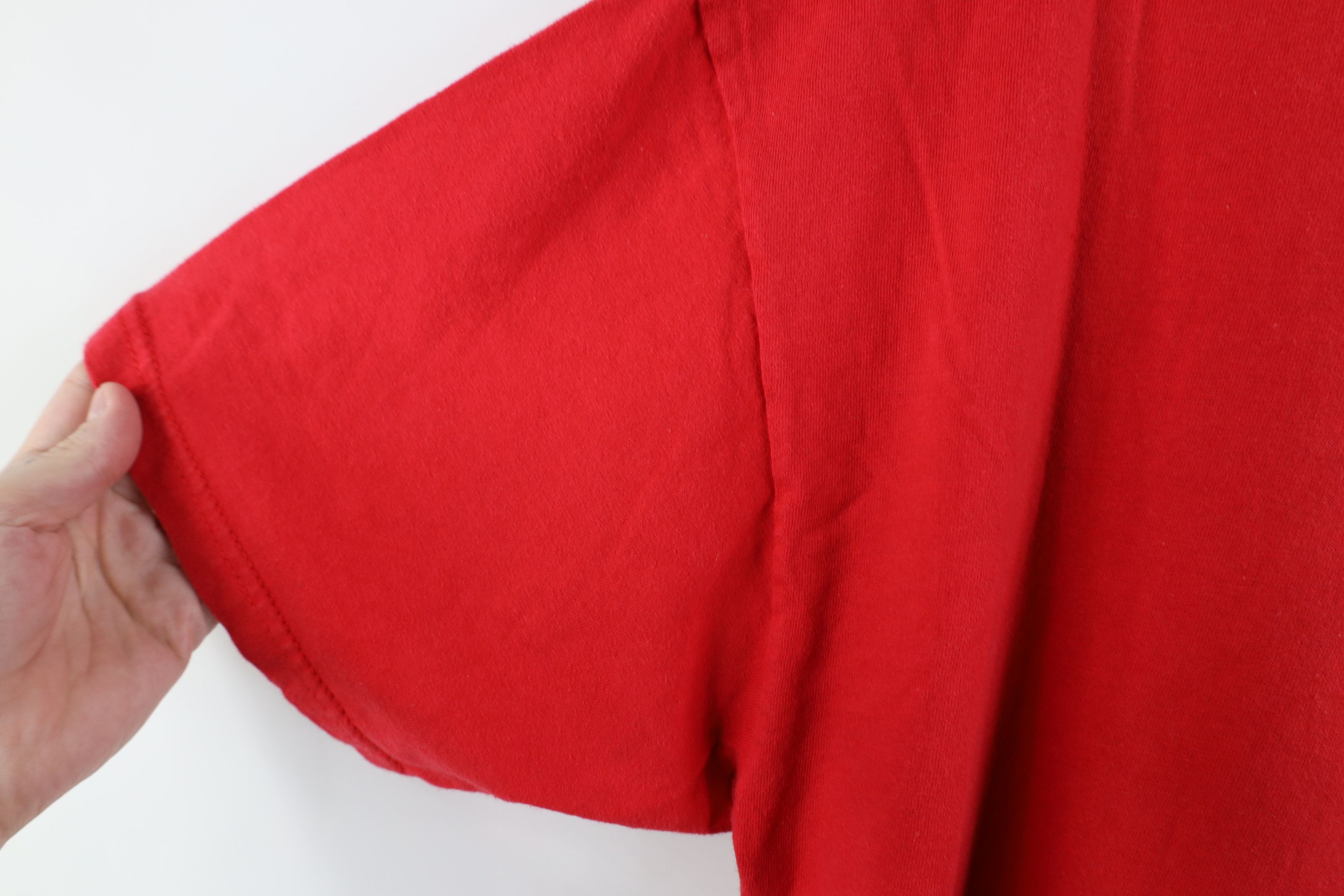 Vintage Vintage 90s Streetwear Can Vallejo Marina T-Shirt Red Size US XL / EU 56 / 4 - 9 Thumbnail
