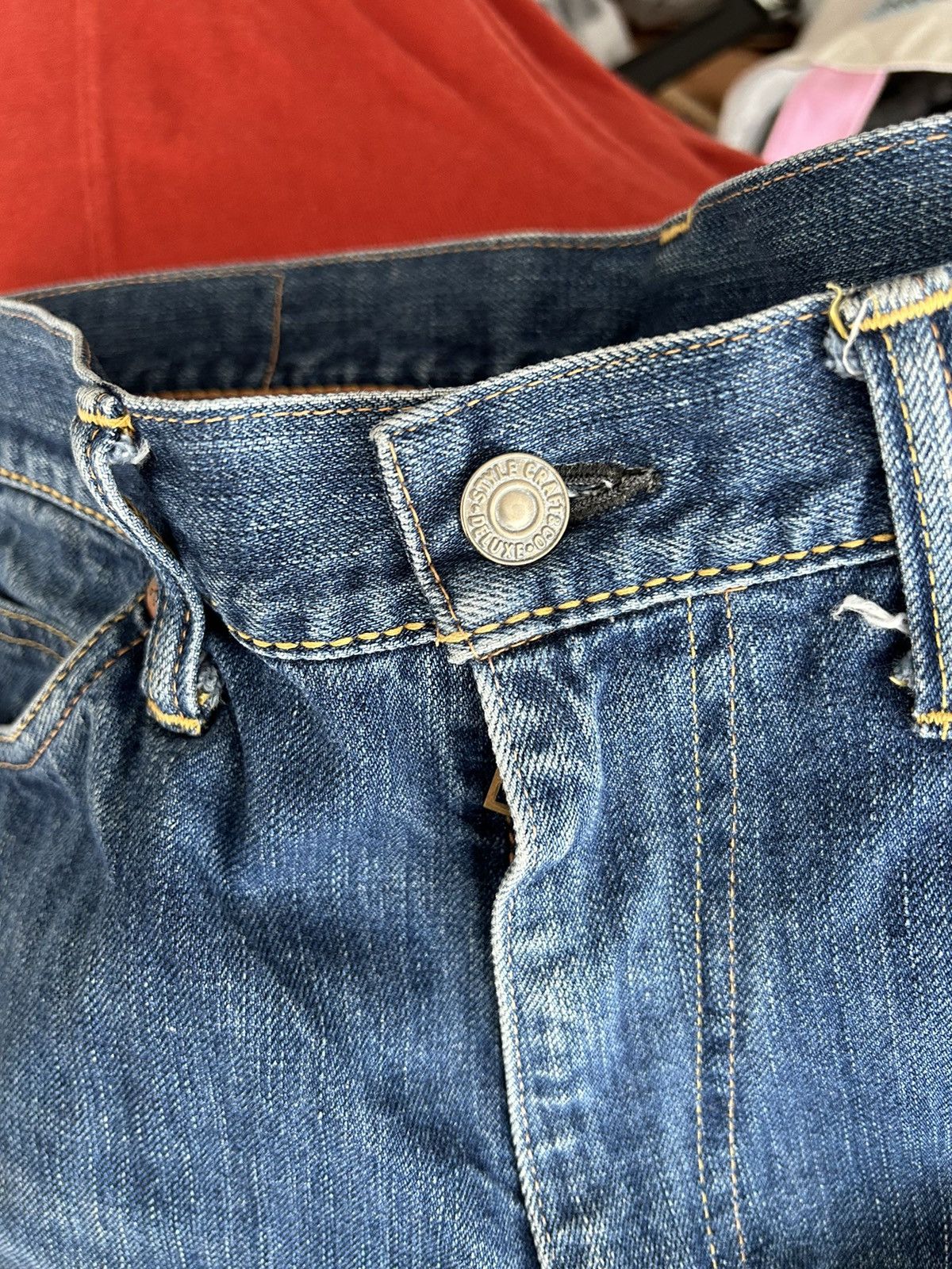Evisu ‘2000’ Vintage Evisu Distressed Jeans Size US 30 / EU 46 - 9 Thumbnail
