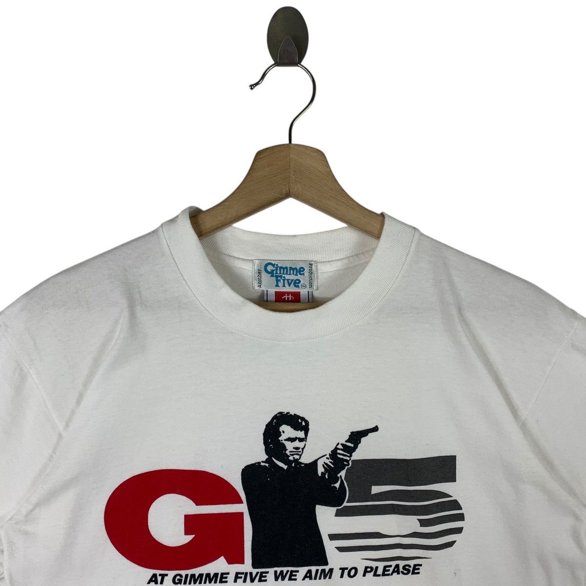 Gimme Five × Vintage Vintage GIMME 5 we aim to please Spellout tee Size US M / EU 48-50 / 2 - 2 Thumbnail