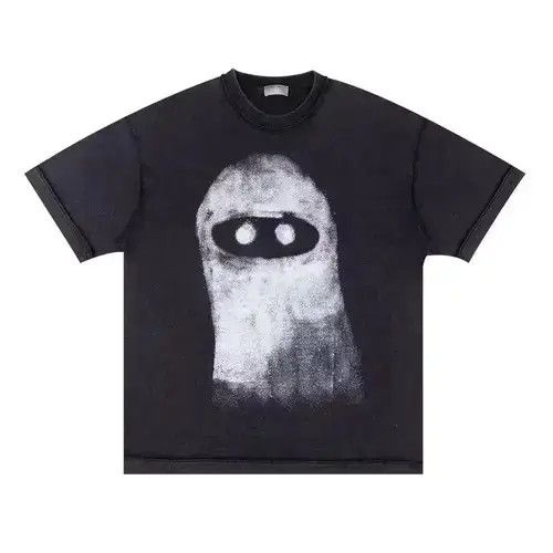 Japanese Brand 💥Ghost Face Short Sleeve Shirt Size US XL / EU 56 / 4 - 1 Thumbnail