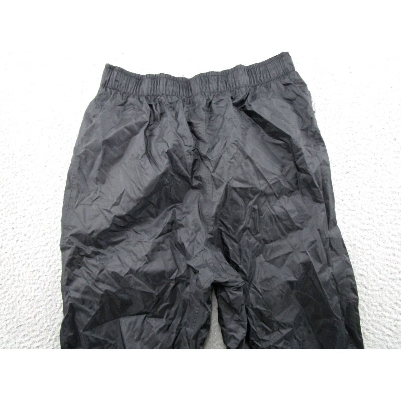 Vintage PAC TECH Pacific Trail Hydro Vent Black Nylon Lightweight Packable Pants M Women Rain Pants Size 32" / US 10 / IT 46 - 3 Thumbnail