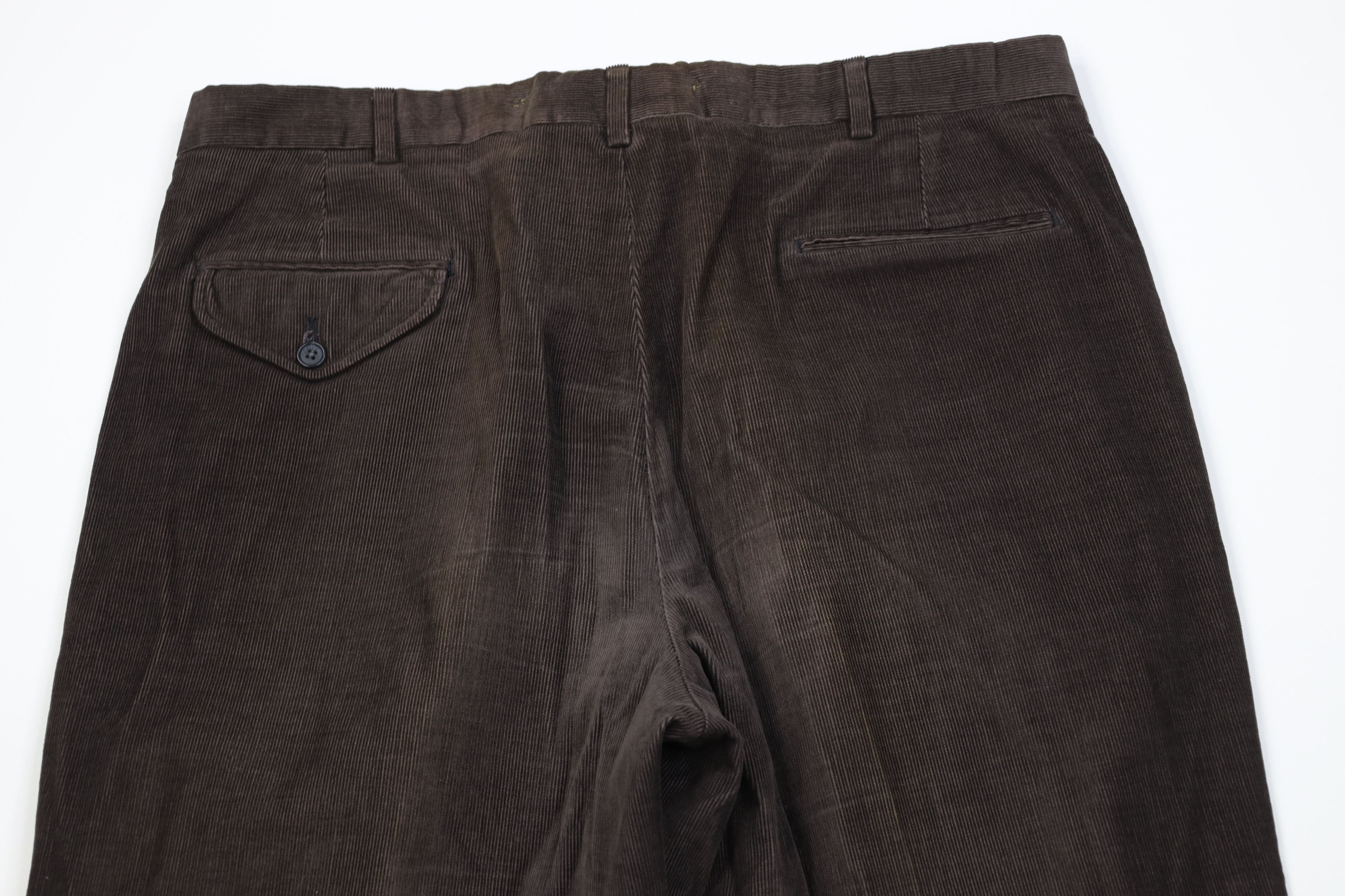 Lands' End Vintage 90s Lands End Wide Leg Corduroy Chino Pants USA Size US 38 / EU 54 - 13 Thumbnail