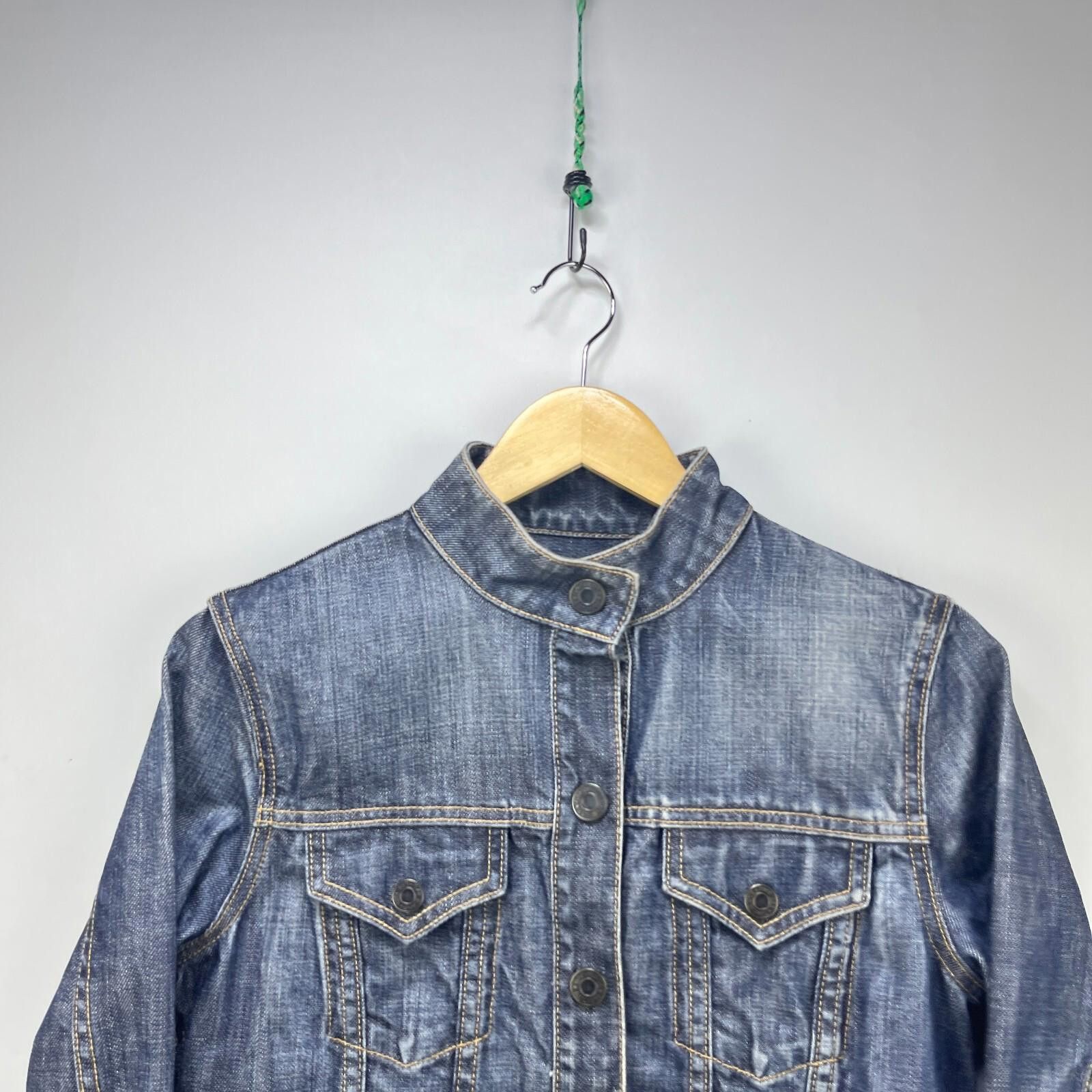 Gap Vintage Y2K Gap Denim Jacket Jean Womens Small Size S / US 4 / IT 40 - 10 Thumbnail
