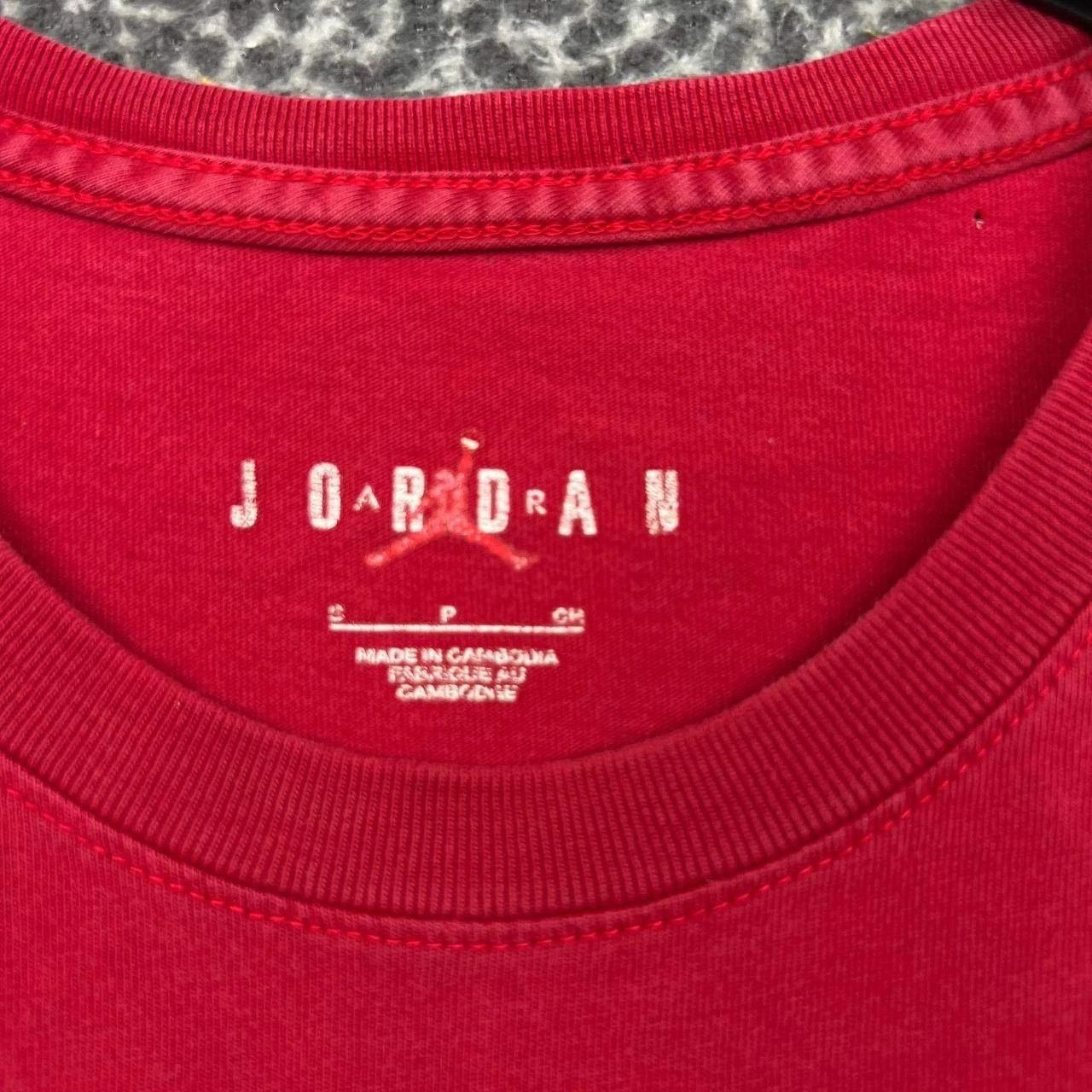 Jordan Brand Jordan Mens Jumpman Embroidered Logo Cotton T-Shirt Red S Size US S / EU 44-46 / 1 - 5 Thumbnail