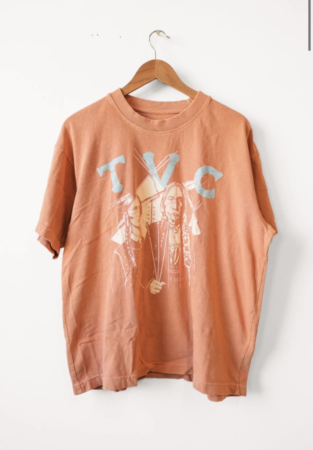 Other THUNDERVOICE HAT CO. Peach Neo-Native Gothic T-Shirt Size L Size US L / EU 52-54 / 3 - 1 Thumbnail