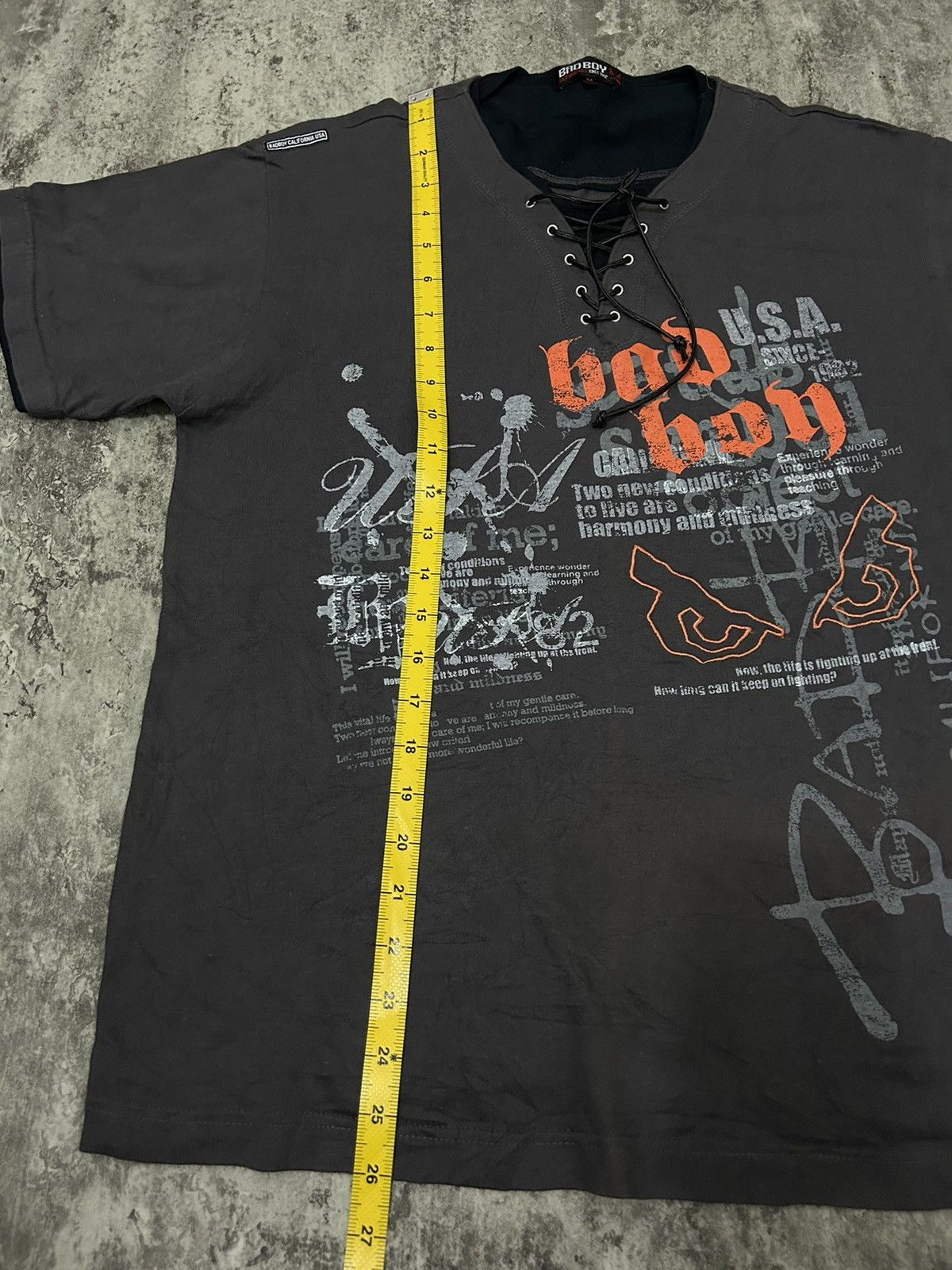 Vintage Vintage Badboy Poem Style Double layered Lance up Size US M / EU 48-50 / 2 - 13 Thumbnail