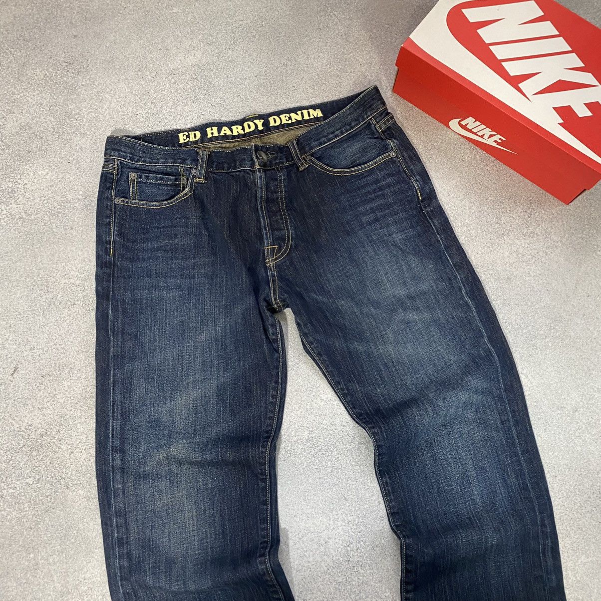Ed Hardy Vintage Ed Hardy Jeans by Christian Audigier Pants Size US 34 / EU 50 - 6 Thumbnail