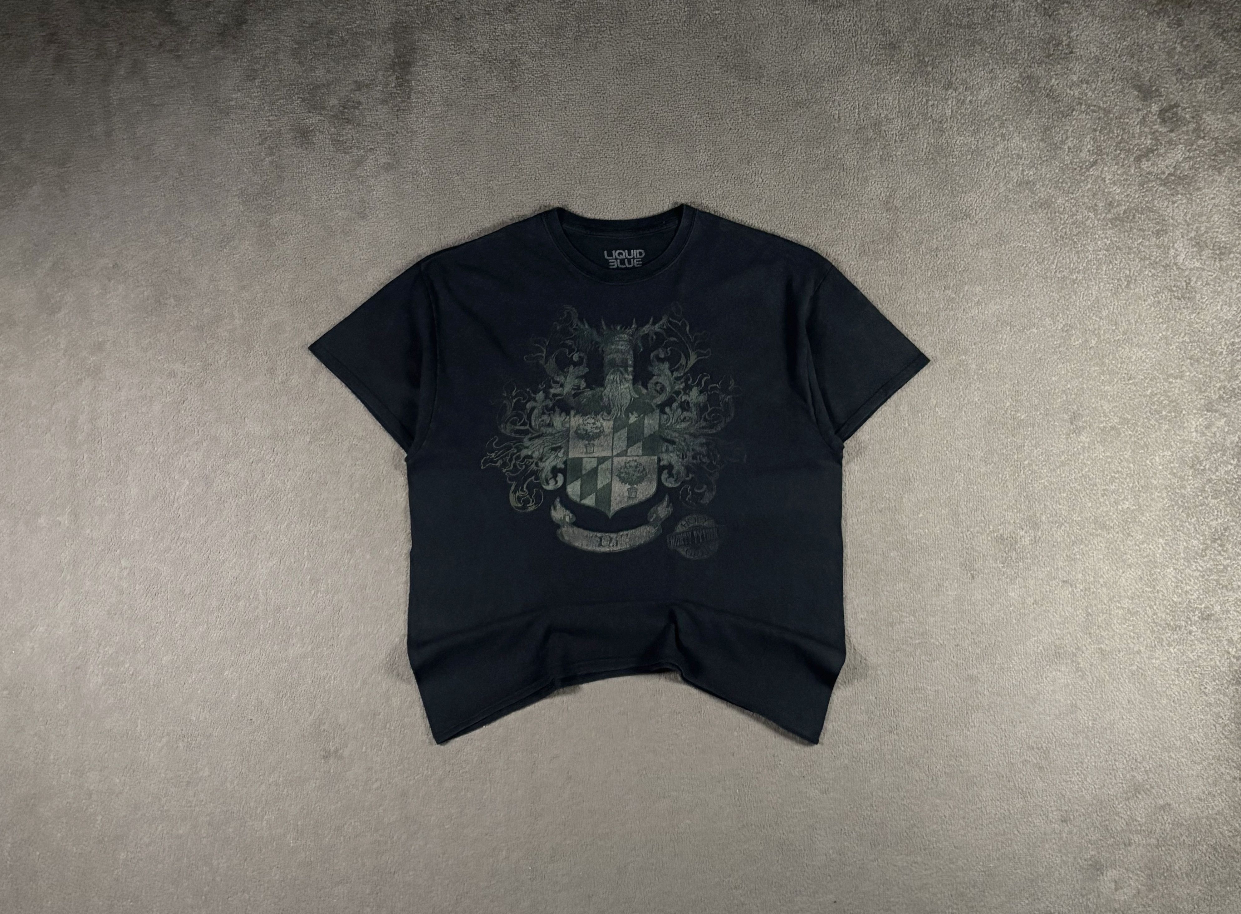 Liquid Blue Liquid Blue XL Black Monty Python Print Cotton T-shirt Size US XL / EU 56 / 4 - 1 Thumbnail