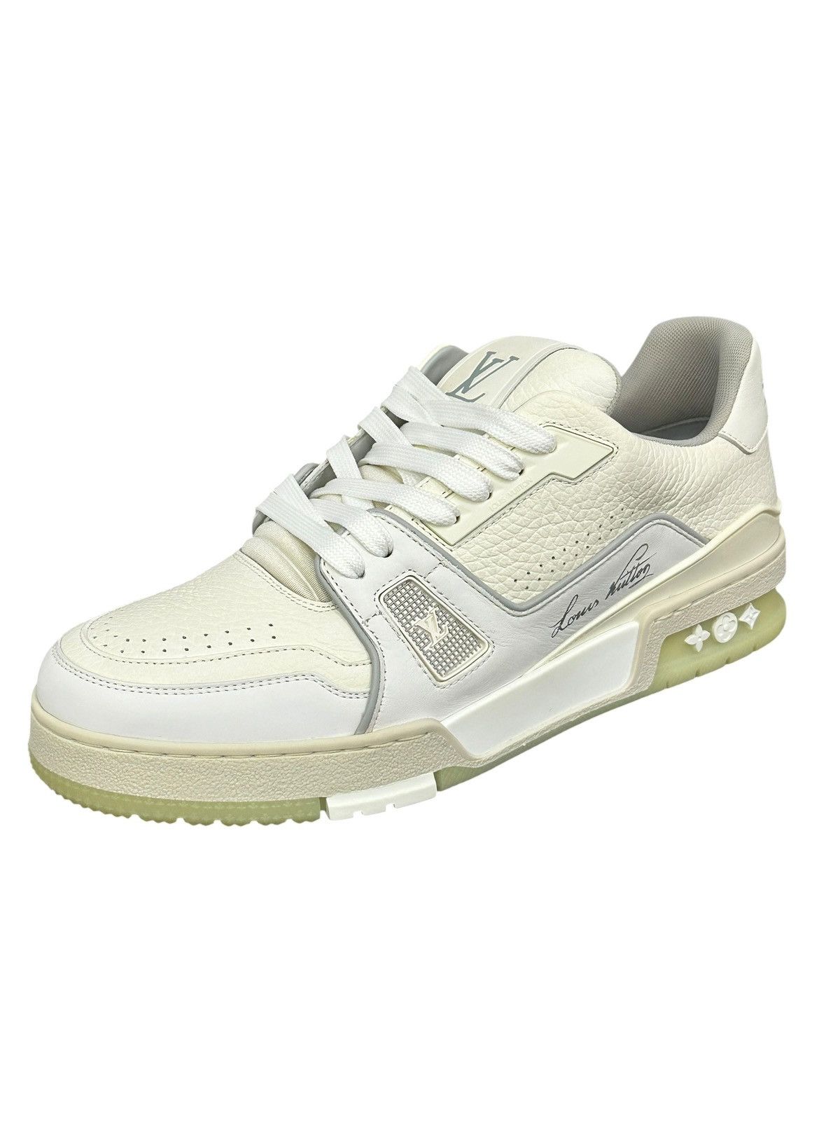 Louis Vuitton Louis Vuitton White Trainer Sneakers Size US 7.5 / EU 40-41 - 7 Thumbnail