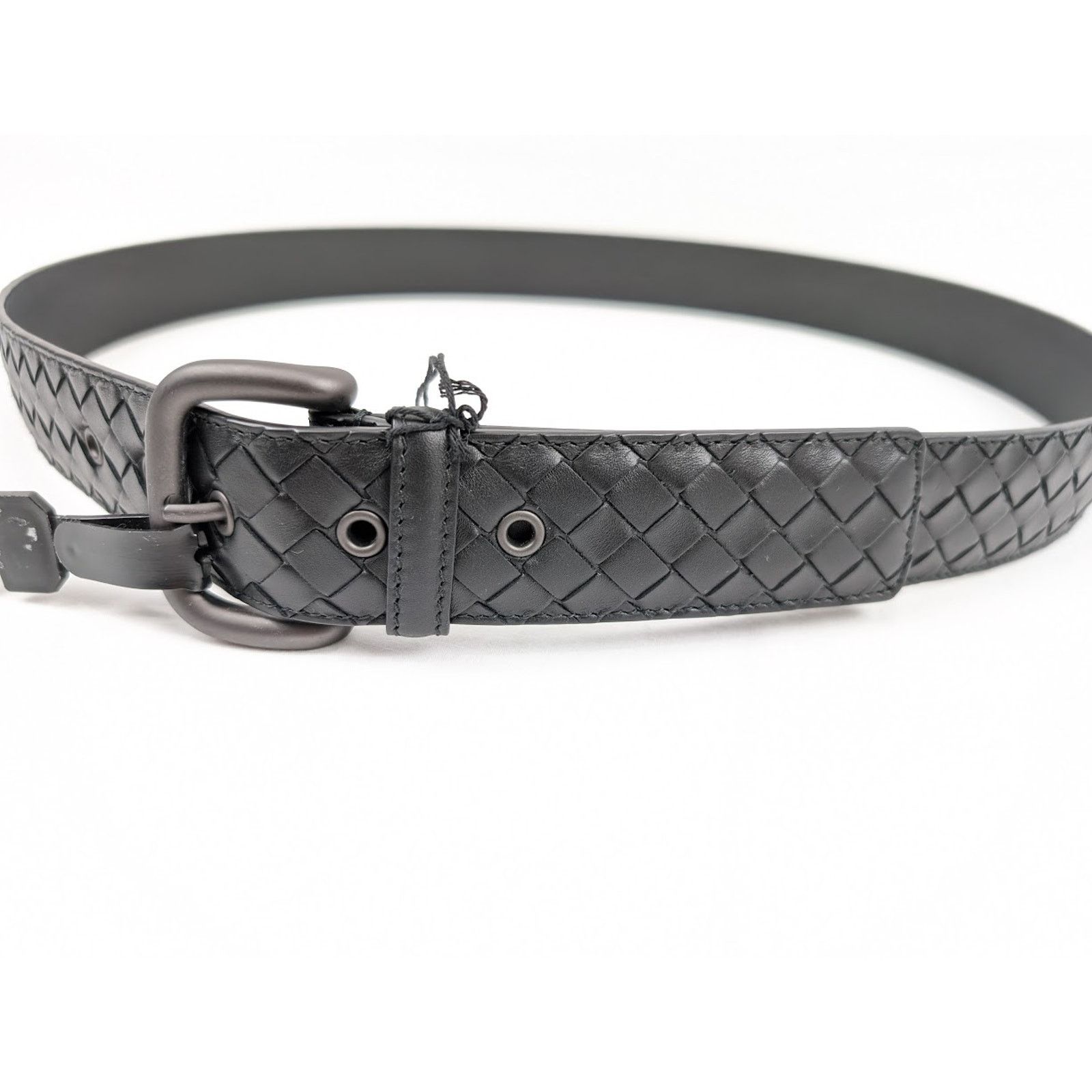 Bottega Veneta o1rshd1 Size: 110 / Intrecciato Belt in Black Size 42 - 17 Thumbnail