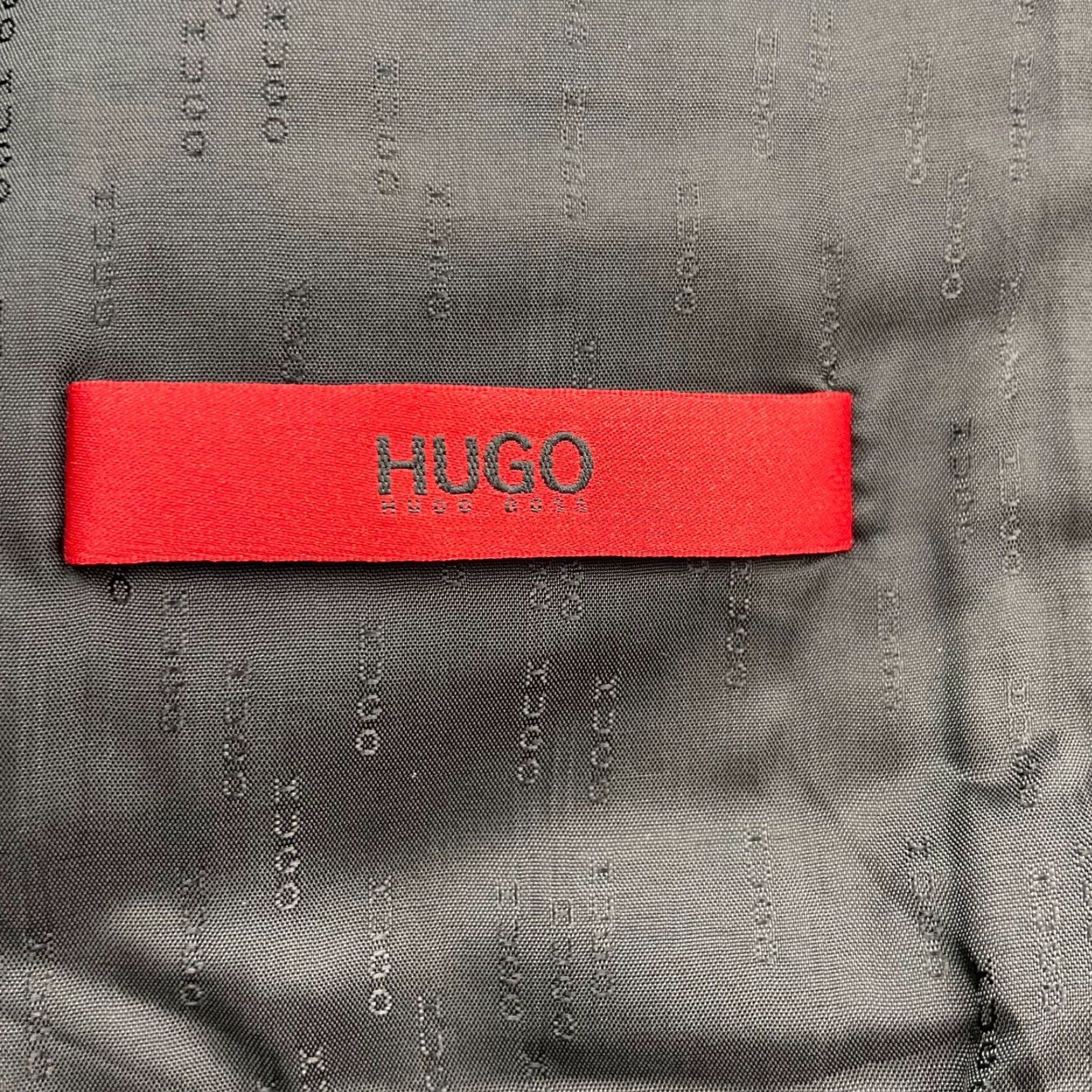 Hugo Boss HUGO BOSS Blazer/Jacket Men’s AerinS 100% Wool Gray 42R Two-Button Notch Lapel Regular Fit Vintage: No Mens Size 42R - 5 Thumbnail