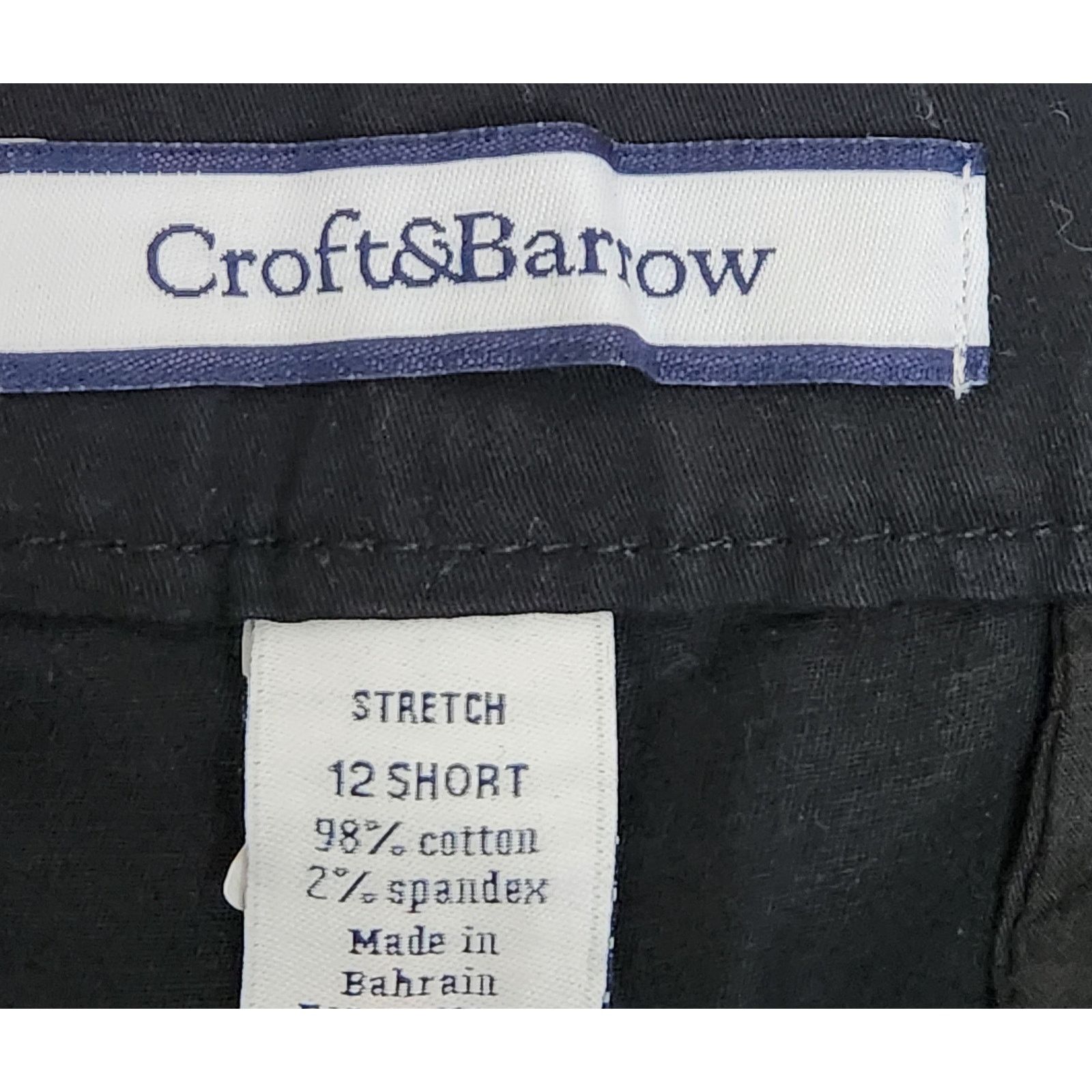 Other Croft & Barrow Black Flat Front Slashed Pockets Pants 12 Size 34" / US 12 / IT 48 - 4 Thumbnail