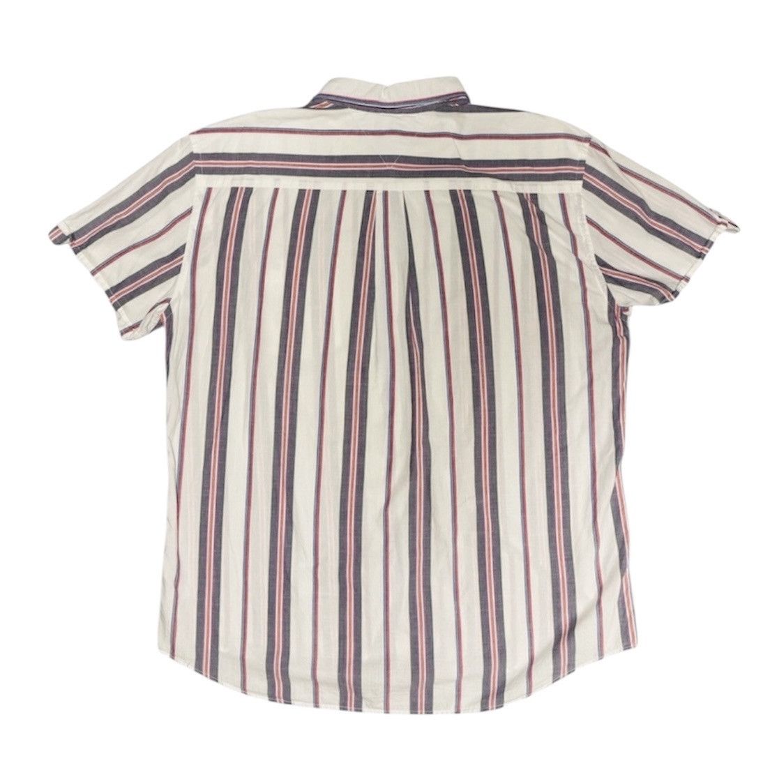 Tommy Hilfiger Vintage Tommy HILFIGER Button Short Sleeve Striped Shirt Size US XXL / EU 58 / 5 - 4 Thumbnail