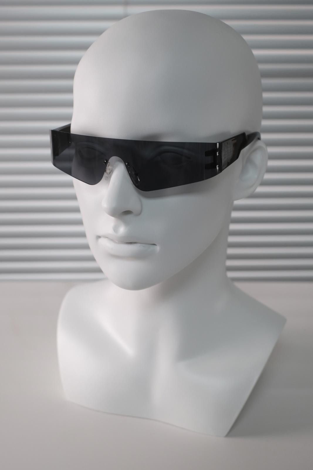 Other Rare Vtg Y2k Avant Garde Stylist Black Sunglasses Unisex OS Size ONE SIZE - 4 Thumbnail