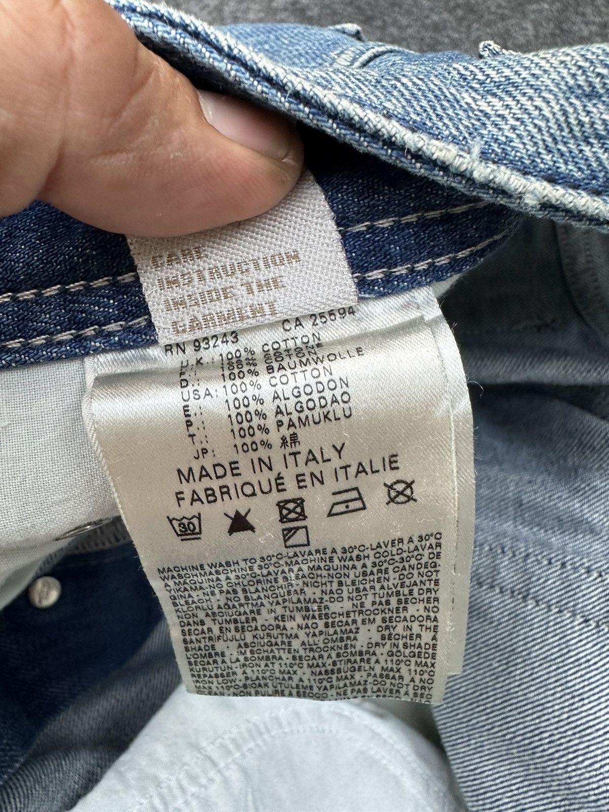 Beauty Beast × Diesel Diesel Safado Faded Washed Distressed Denim D3 Size US 30 / EU 46 - 18 Thumbnail