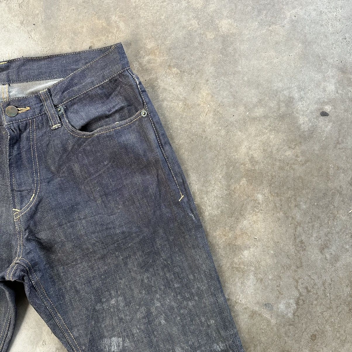 Japanese Brand Vintage Japanese Distressed Jean Faded Denim Pant W30 Size US 30 / EU 46 - 5 Thumbnail