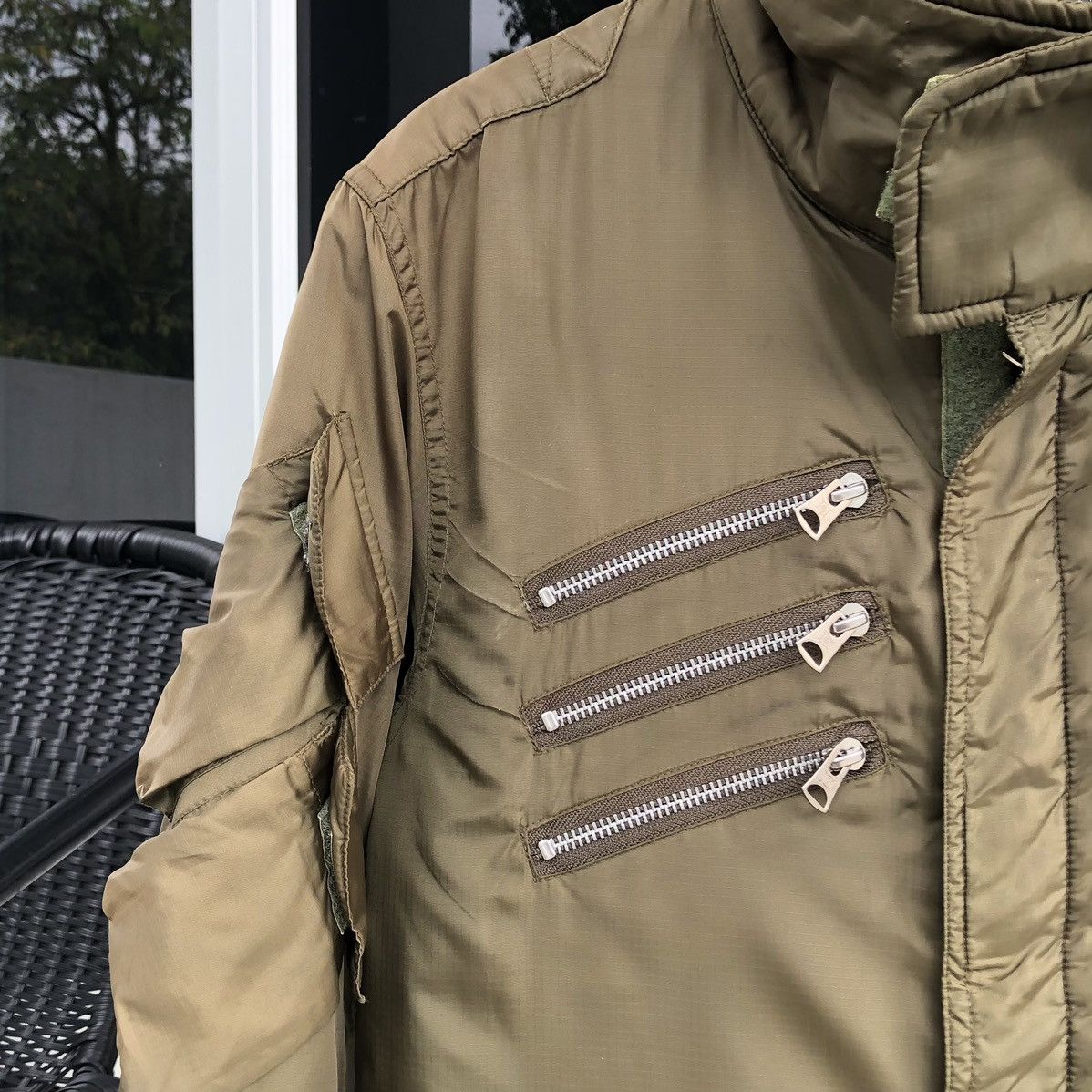 Neighborhood Vintage 02 Neighborhood Multi Zipper Military Quilted Jacket Size US S / EU 44-46 / 1 - 3 Thumbnail