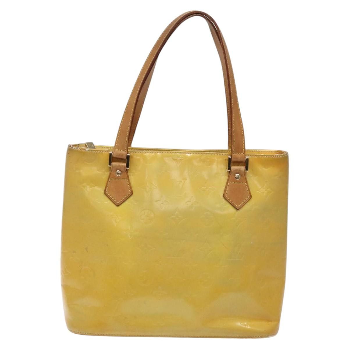 Louis Vuitton LOUIS VUITTON Monogram Vernis Houston Hand Bag Gris M91053 Size ONE SIZE - 2 Thumbnail