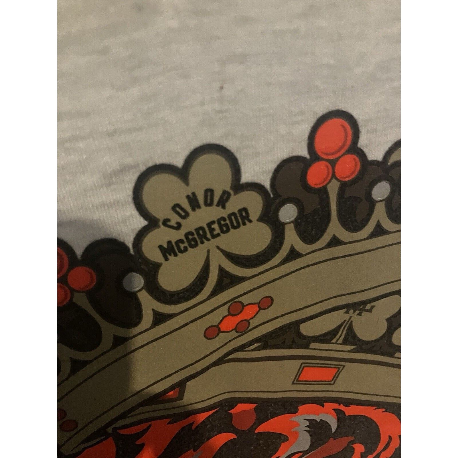 Reebok Women's Reebok UFC McGregor Tee with tiger logo Beige V Neck Size US M / EU 48-50 / 2 - 3 Thumbnail