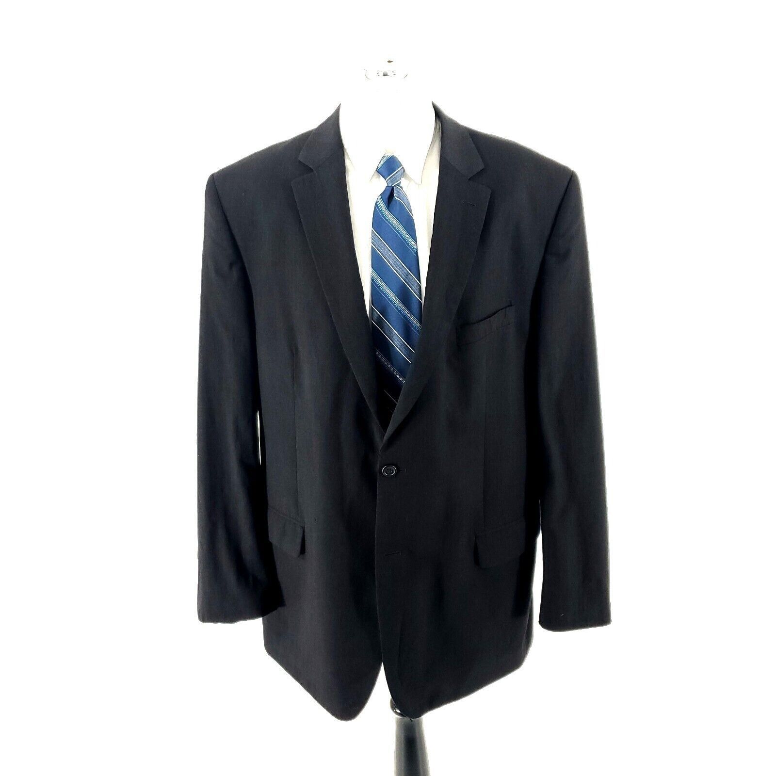 Pronto Uomo Pronto Uomo Wool 2 Button Blazer 46L Or Slim 48L Gray Size 46L - 3 Thumbnail
