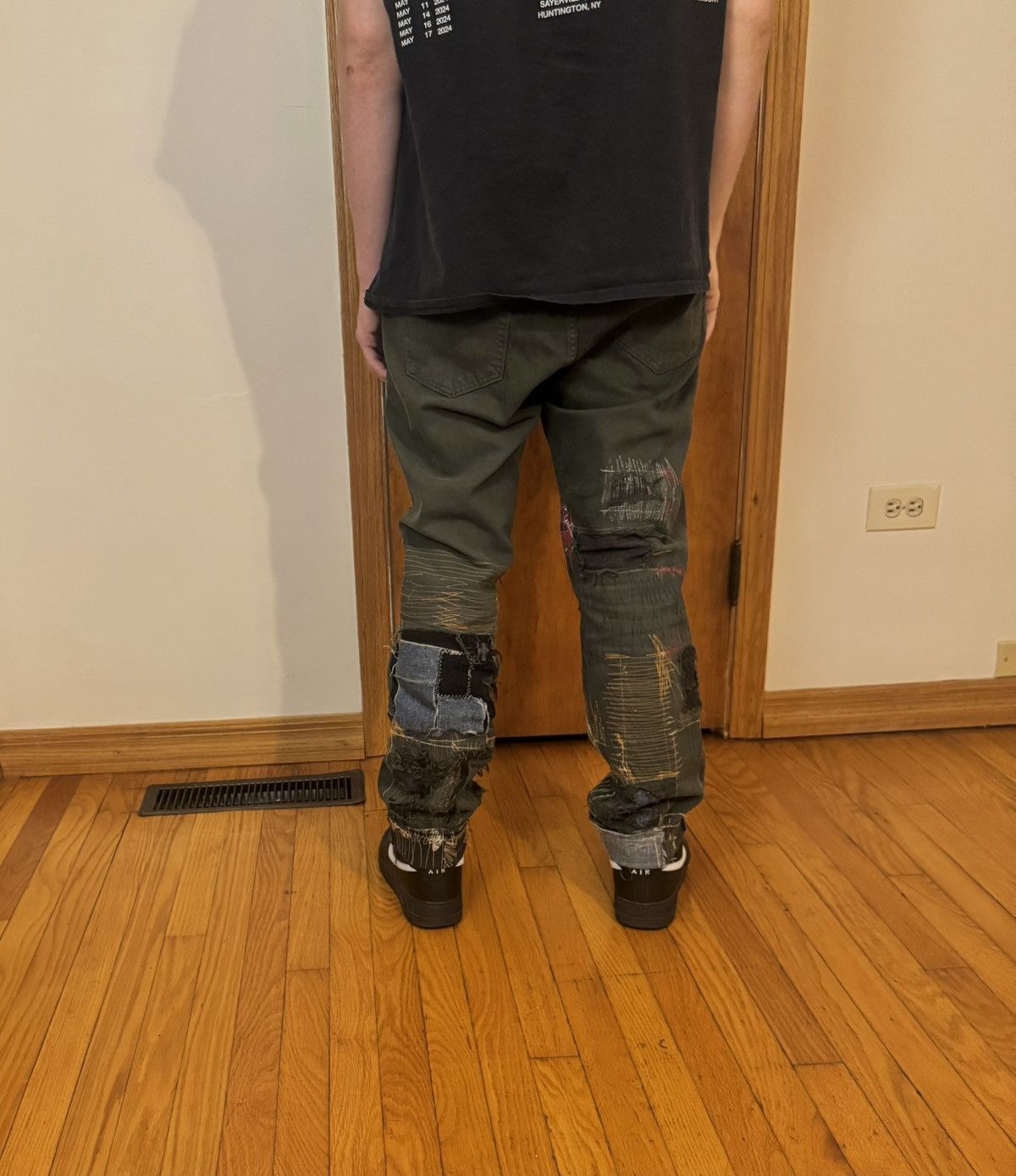 Other Custom 1/1 jeans “distorted stitches” Size US 34 / EU 50 - 8 Thumbnail