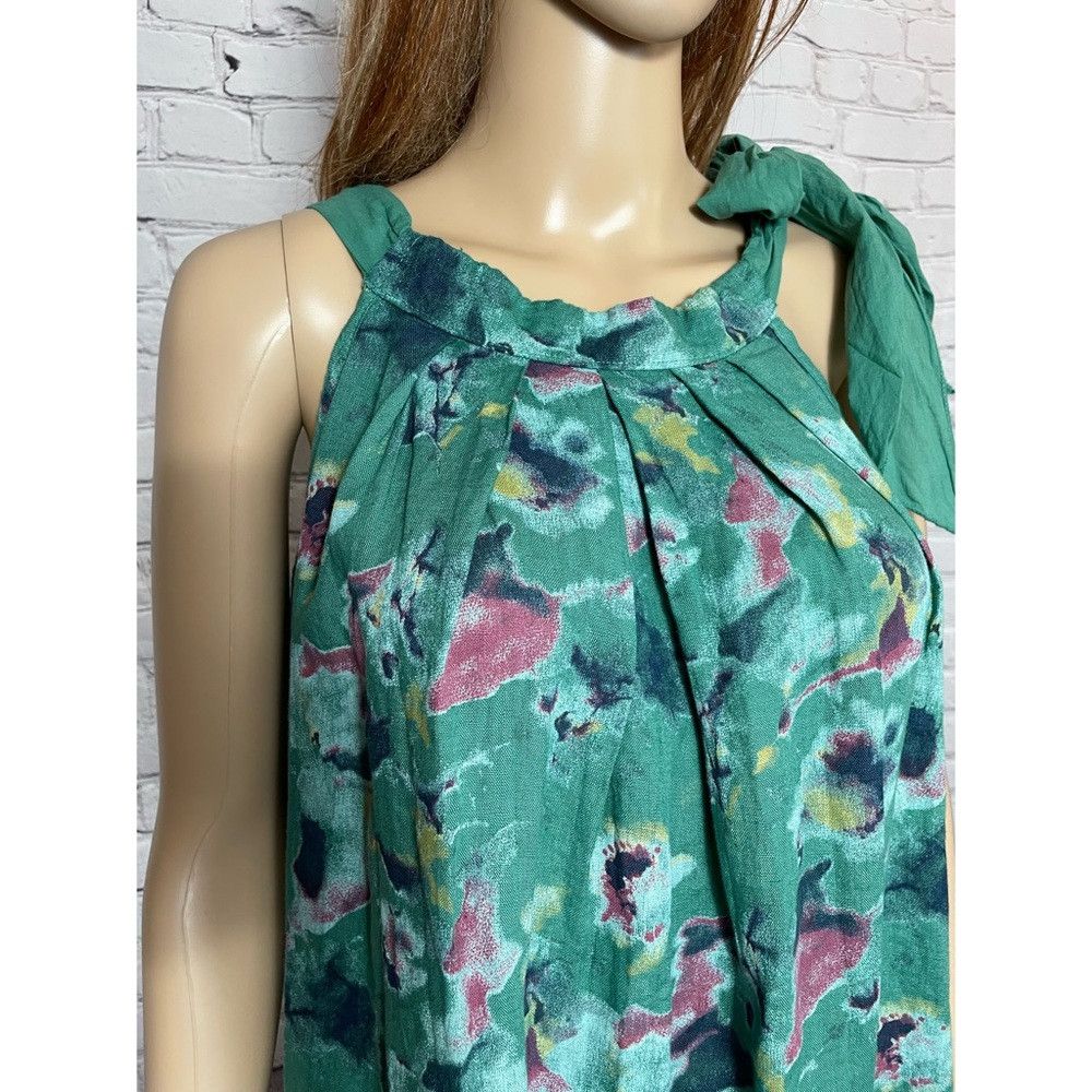 Other NWT New Bellambra Linen Sleeveless Floral Dress Size M Made Size M / US 6-8 / IT 42-44 - 4 Thumbnail
