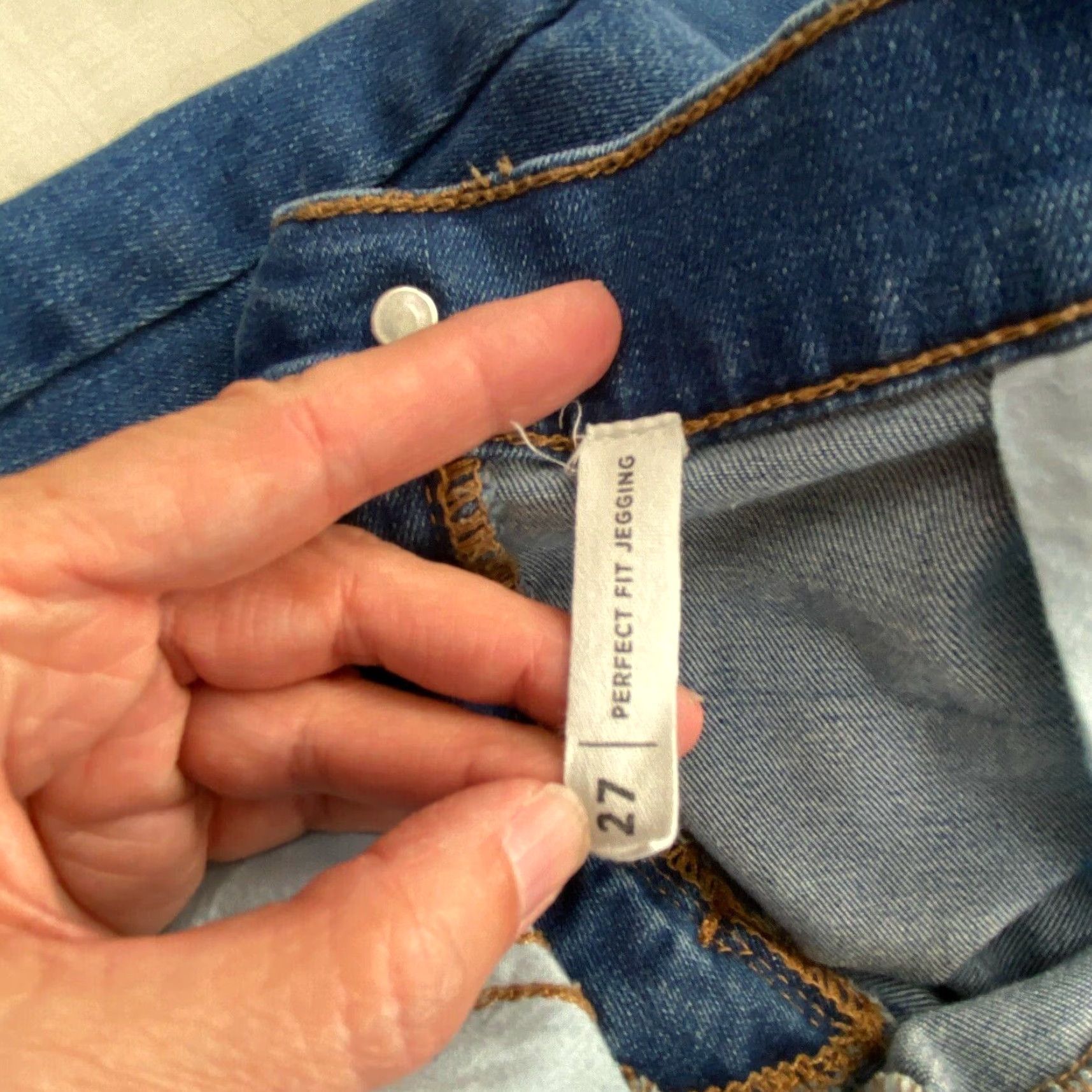 Pacsun PacSun Womens Mid Rise Distressed Skinny Jeans Blue 27 Size 27" / US 4 / IT 40 - 6 Thumbnail