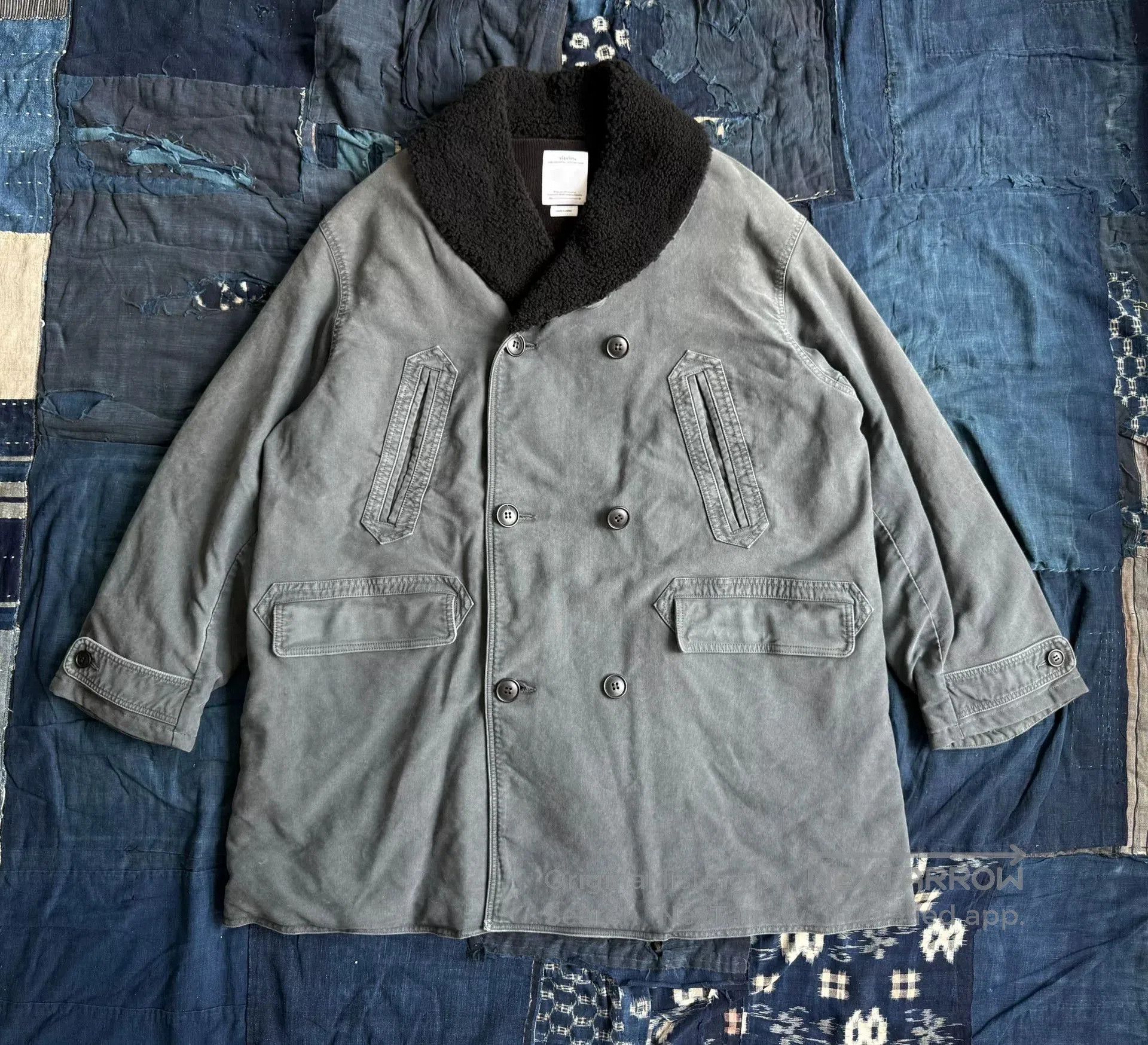 Visvim visvim 23aw furlong p.coat in blue. Size US L / EU 52-54 / 3 - 1 Thumbnail