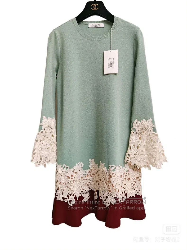 Valentino Valentino Lace knit dress Size XS / US 0-2 / IT 36-38 - 1 Thumbnail