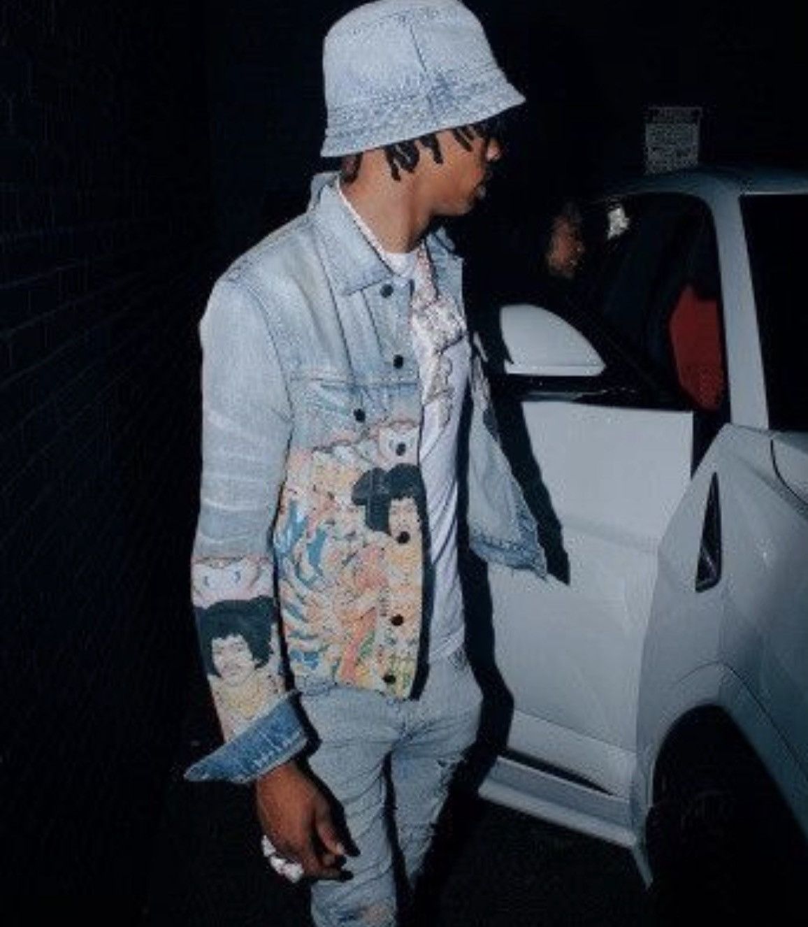 Amiri AMIRI Jimi Hendrix Denim Trucker Jacket Size US S / EU 44-46 / 1 - 5 Thumbnail