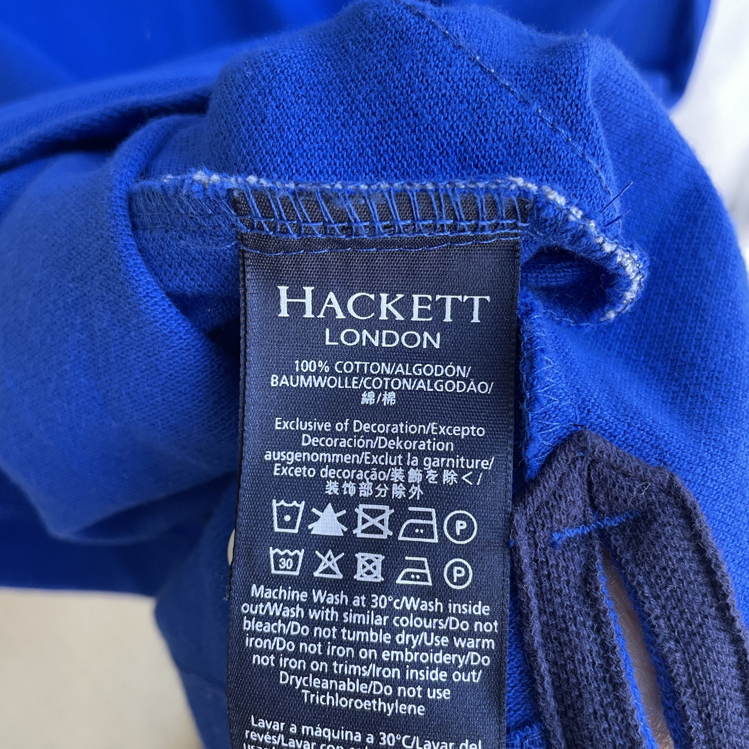 Hackett Hackett Cross Polo T-Shirt Size M Size US M / EU 48-50 / 2 - 9 Thumbnail