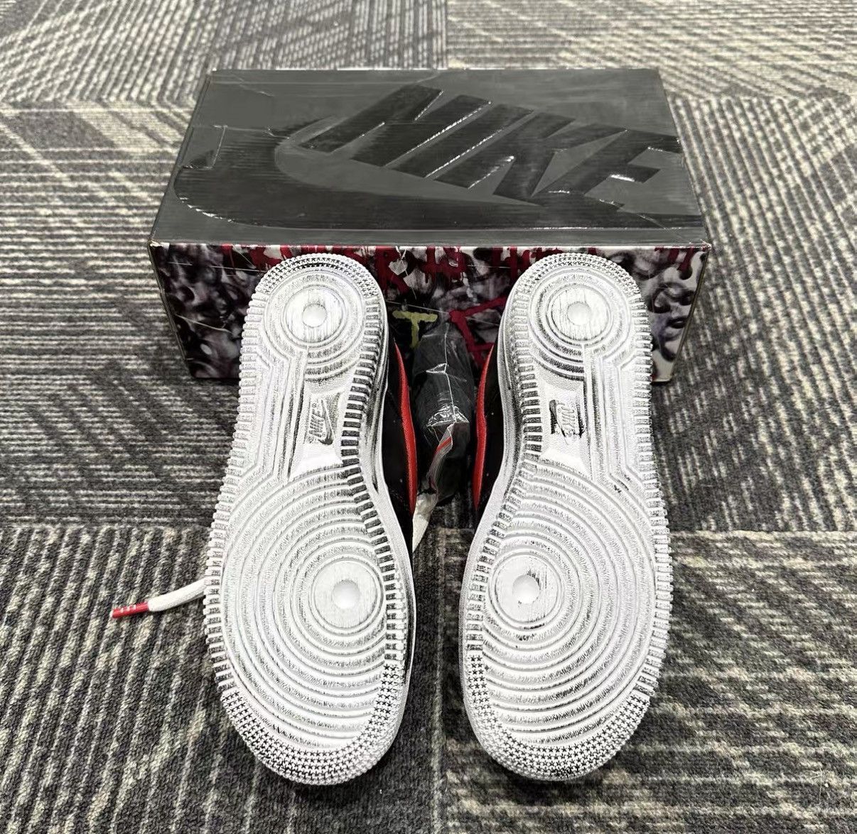 peaceminusone Peaceminusone x Nike Air Force 1 PMO Limited Edition J42 Size US 6.5 / EU 39-40 - 6 Thumbnail