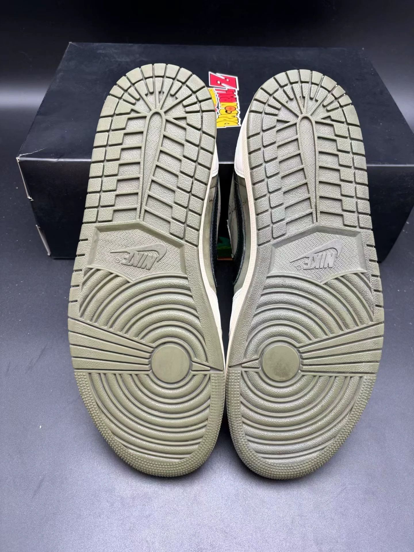 Nike AJ1 TS Reverse Swoosh 8.0 Beige, Size 44.5 Size US 11.5 / EU 44-45 - 7 Thumbnail