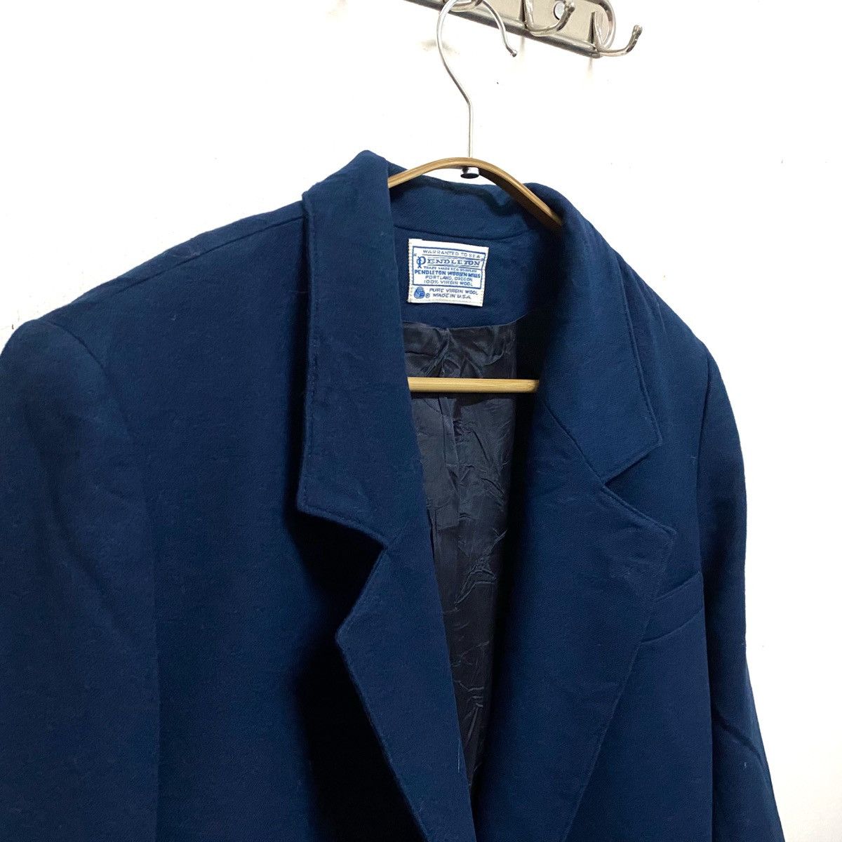 Pendleton Vtg PENDLETON Woolen Mills Jacket Virgin wool USA Coat Size US M / EU 48-50 / 2 - 2 Thumbnail