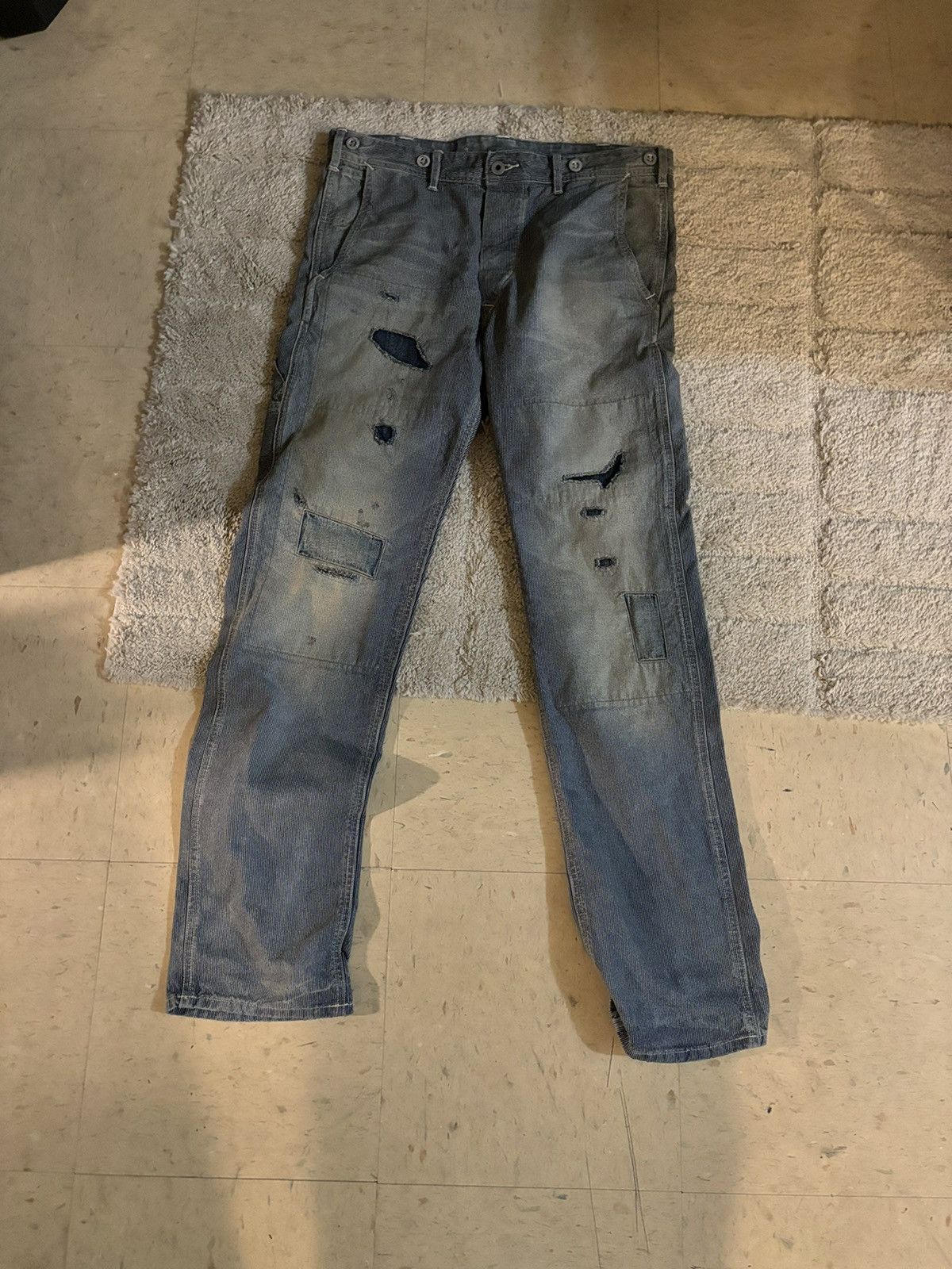 RRL Ralph Lauren RRL Engineer Fit repaired carpenter pants Size US 30 / EU 46 - 1 Thumbnail