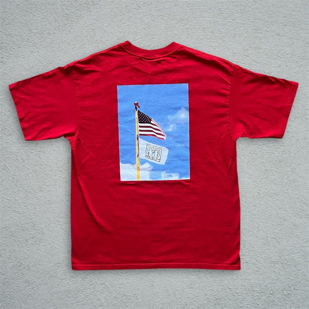 Other Vintage 2001 Keith Haring Best Buddies Art Tee Shirt Y2K XL Size US XL / EU 56 / 4 - 4 Thumbnail