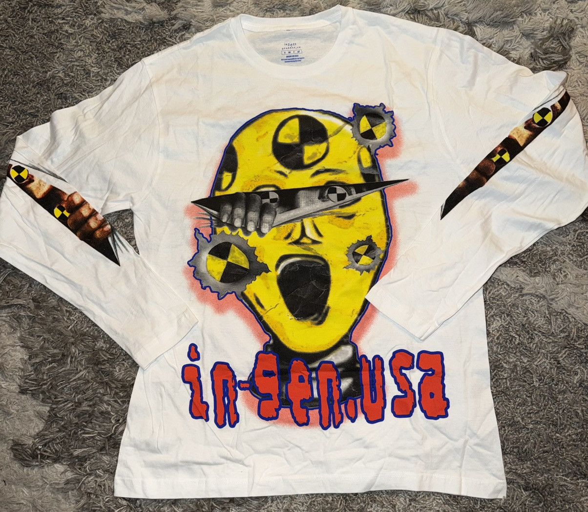 A$AP Rocky A$AP ROCKY CRASH DUMMY INJURED GENERATION TOUR IN MEDIUM Size US M / EU 48-50 / 2 - 1 Thumbnail